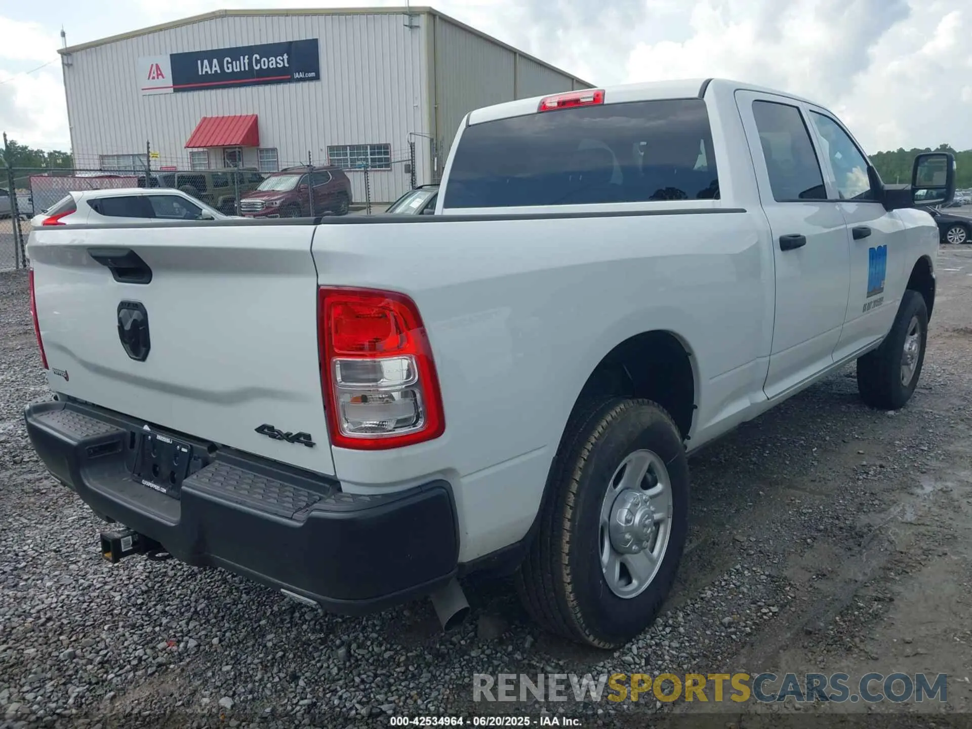 4 Photograph of a damaged car 3C6UR5CJXRG237863 RAM 2500 2024