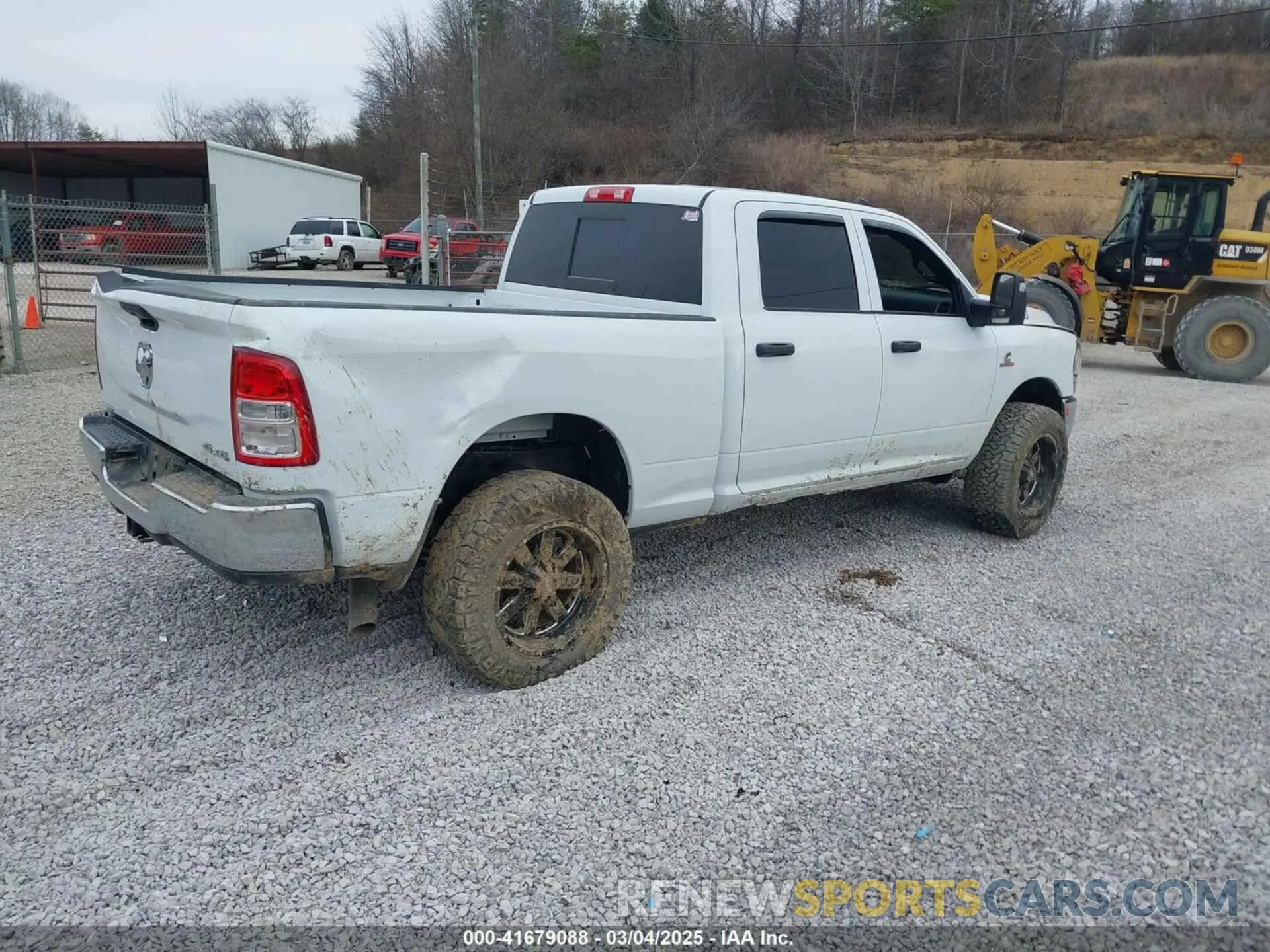 4 Photograph of a damaged car 3C6UR5CLXRG116848 RAM 2500 2024