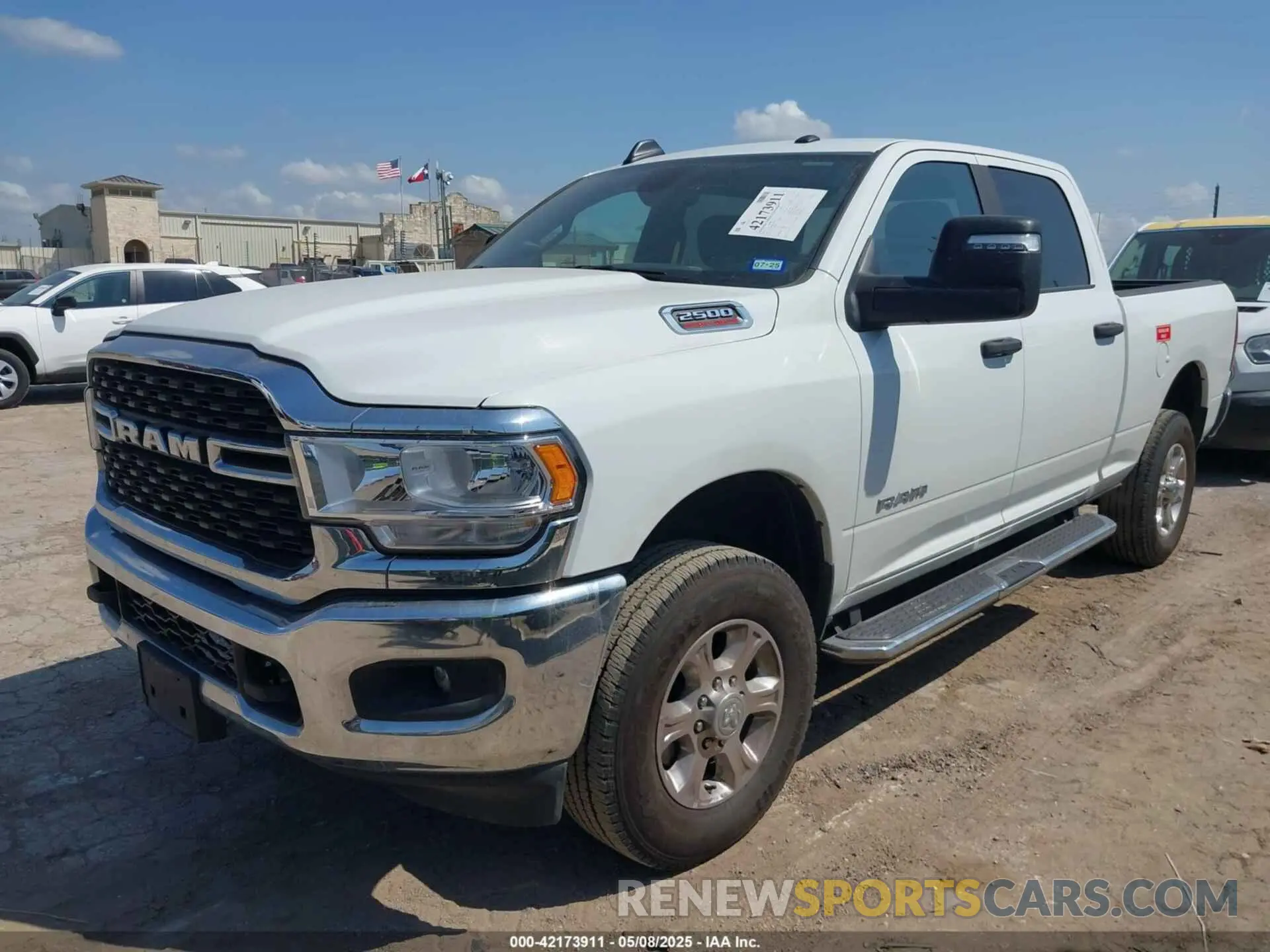 2 Photograph of a damaged car 3C6UR5DJ3RG354859 RAM 2500 2024