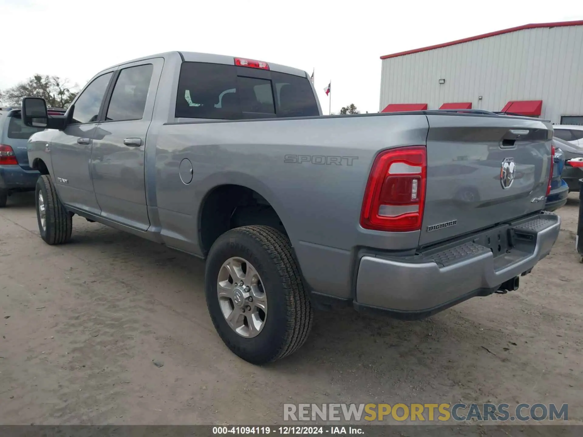 3 Photograph of a damaged car 3C6UR5DL1RG195695 RAM 2500 2024