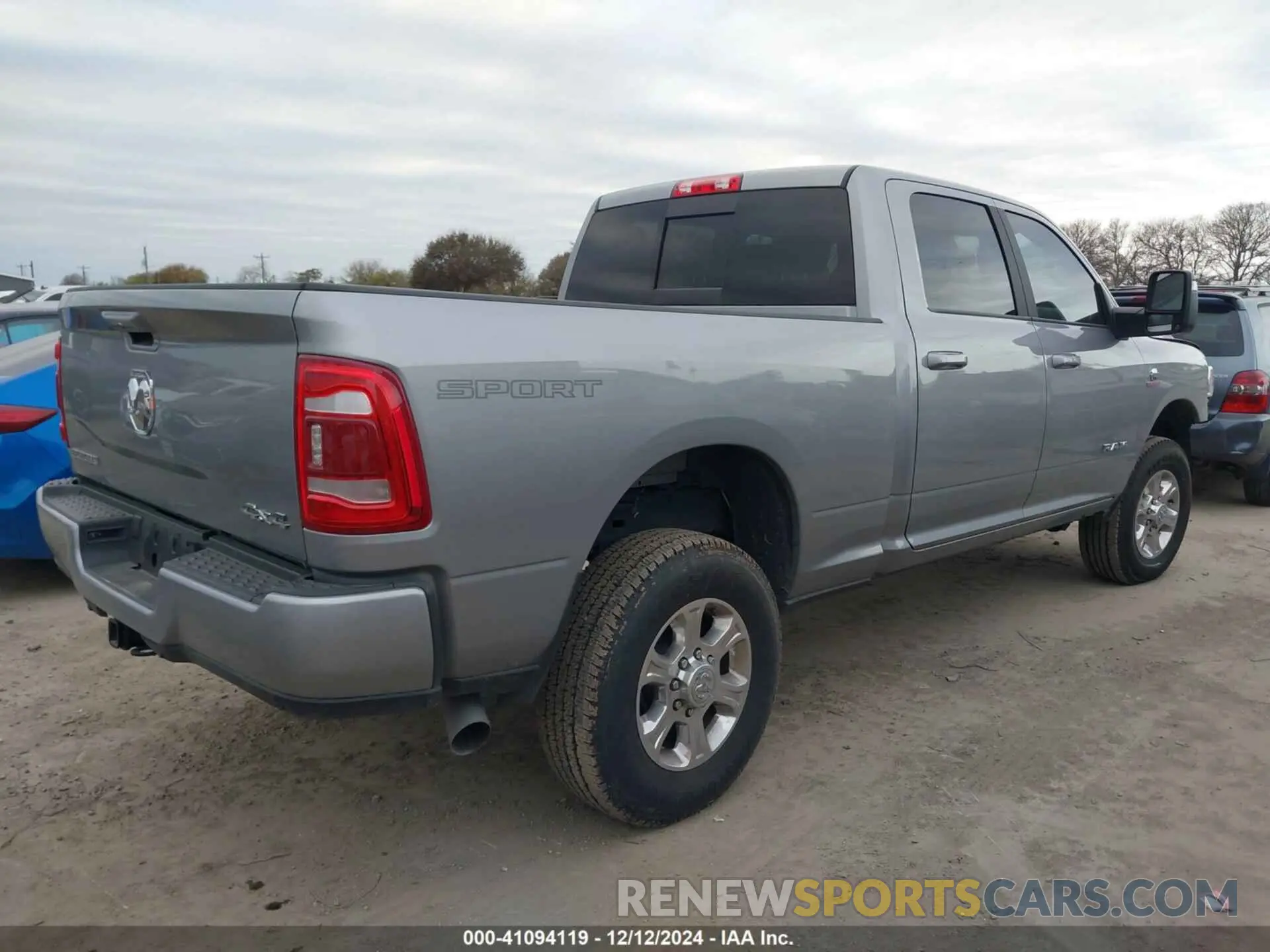 4 Photograph of a damaged car 3C6UR5DL1RG195695 RAM 2500 2024