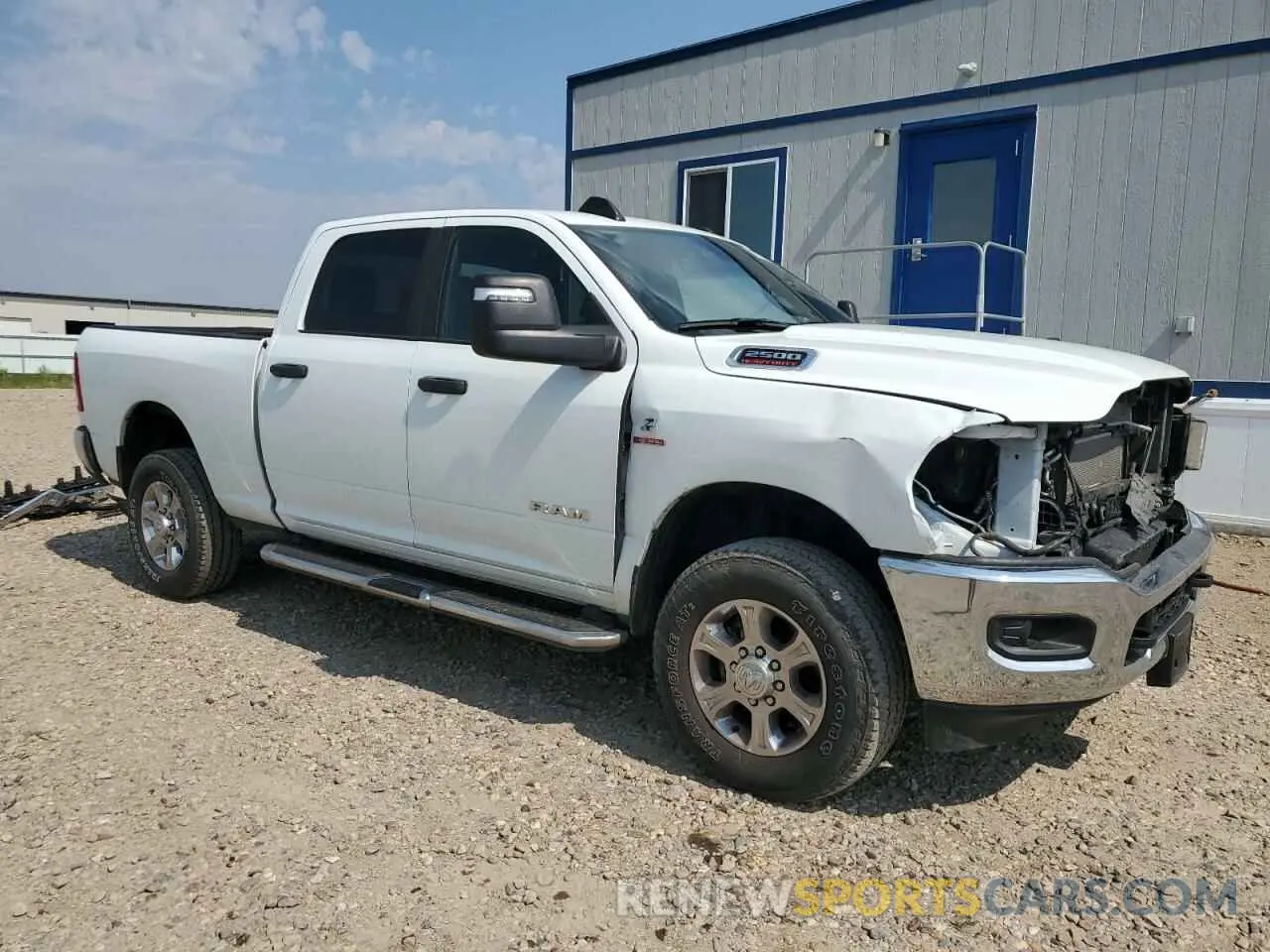 4 Photograph of a damaged car 3C6UR5DL1RG338502 RAM 2500 2024