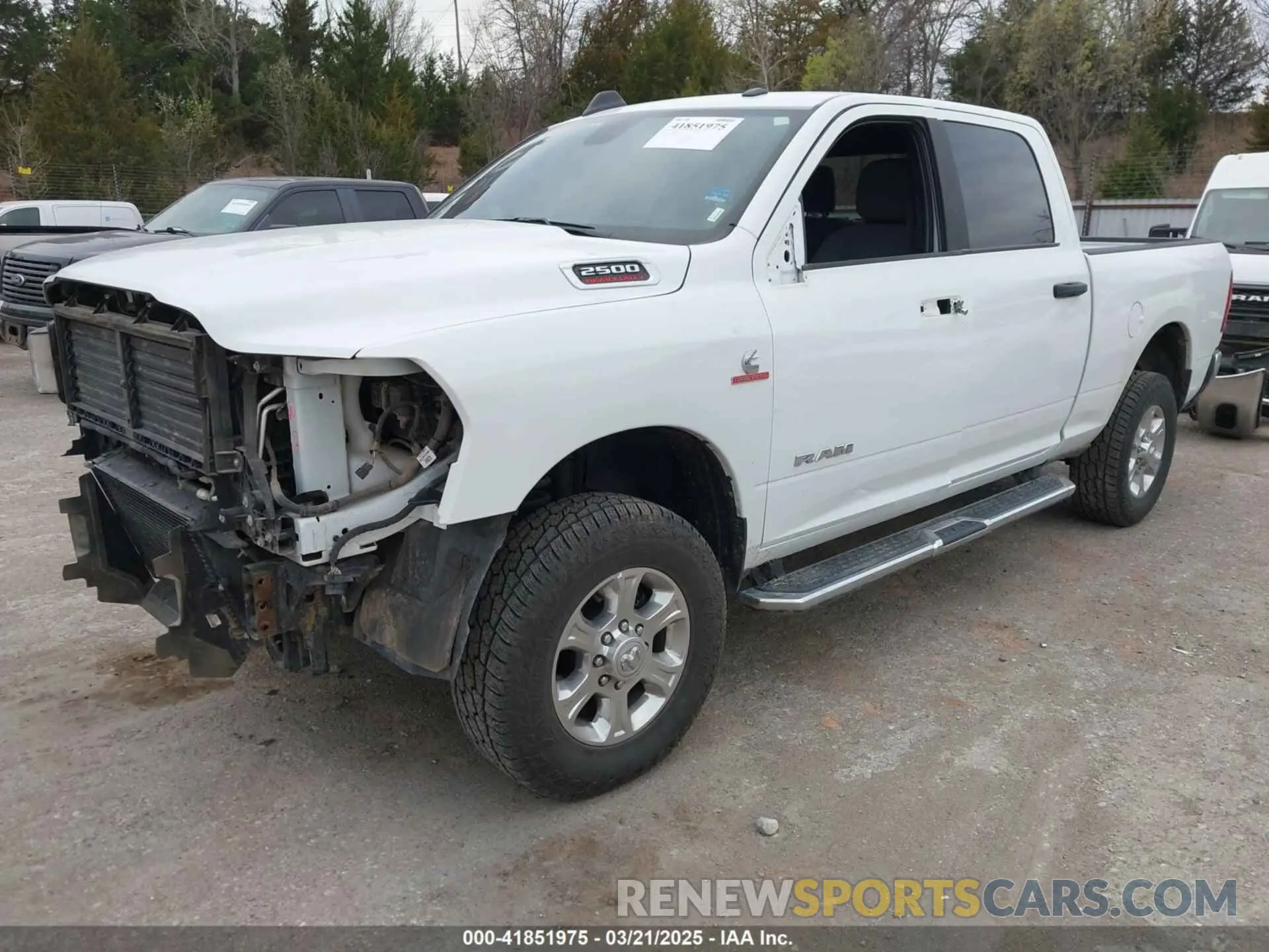 2 Photograph of a damaged car 3C6UR5DL4RG233291 RAM 2500 2024