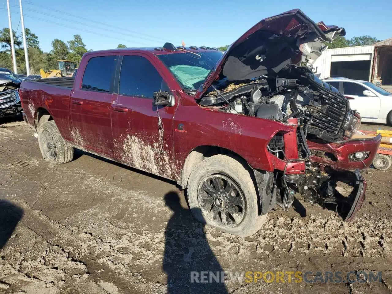 4 Photograph of a damaged car 3C6UR5DL5RG357067 RAM 2500 2024