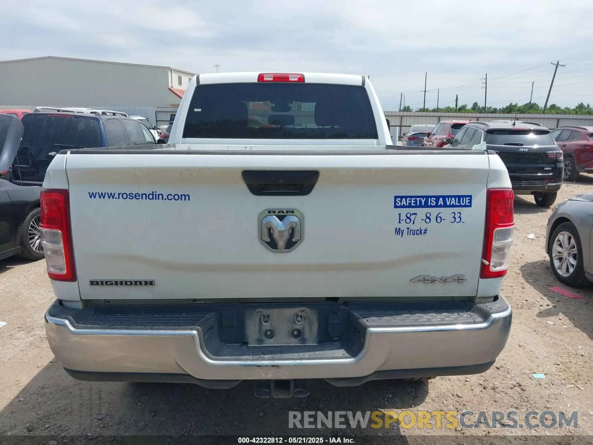 16 Photograph of a damaged car 3C6UR5DL6RG157864 RAM 2500 2024
