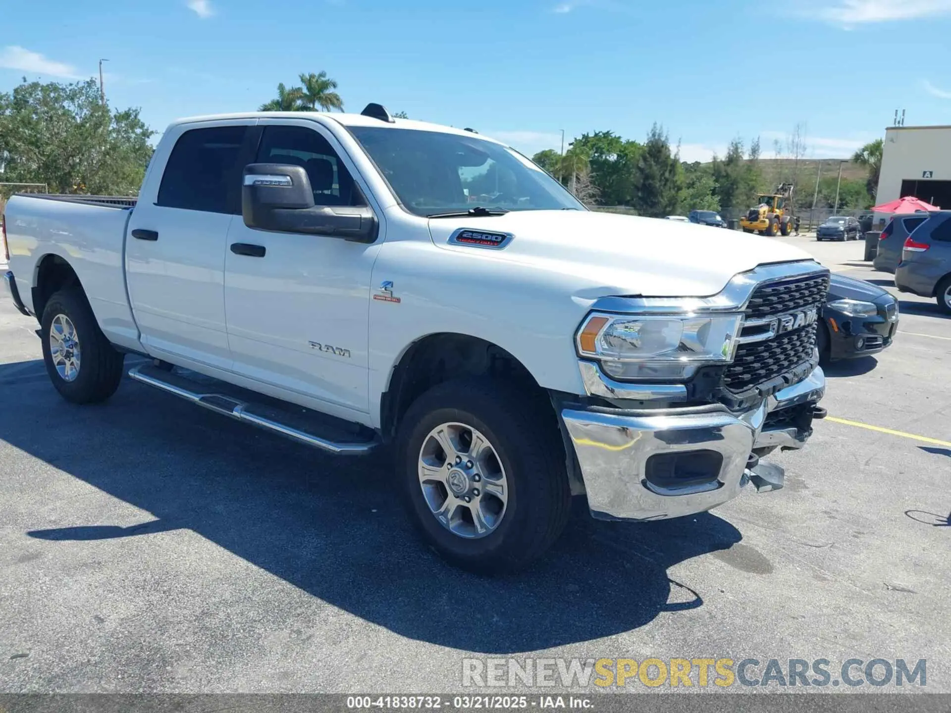 1 Photograph of a damaged car 3C6UR5DL6RG338222 RAM 2500 2024