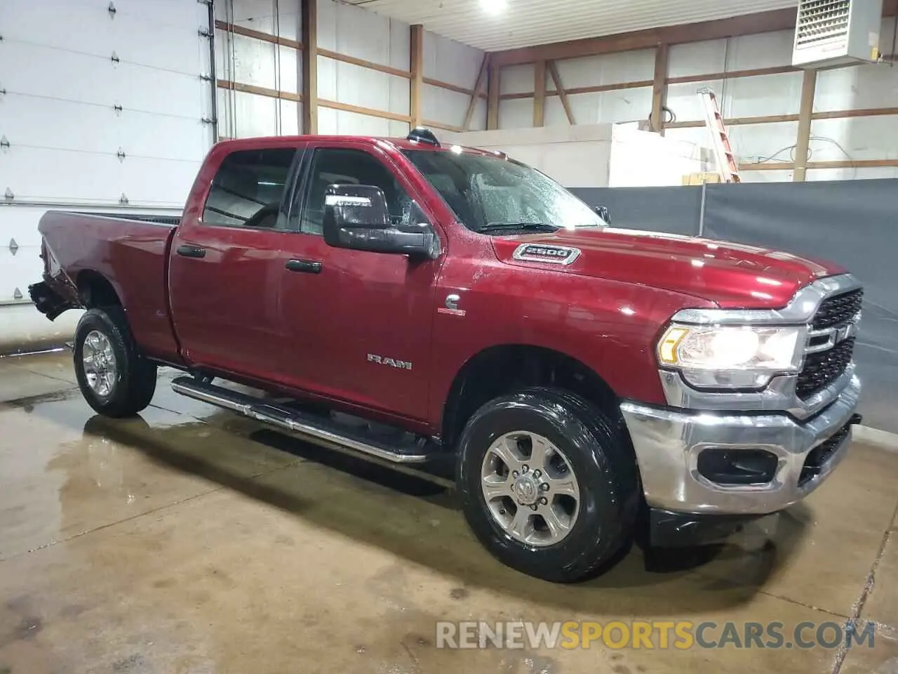 4 Photograph of a damaged car 3C6UR5DL6RG340181 RAM 2500 2024