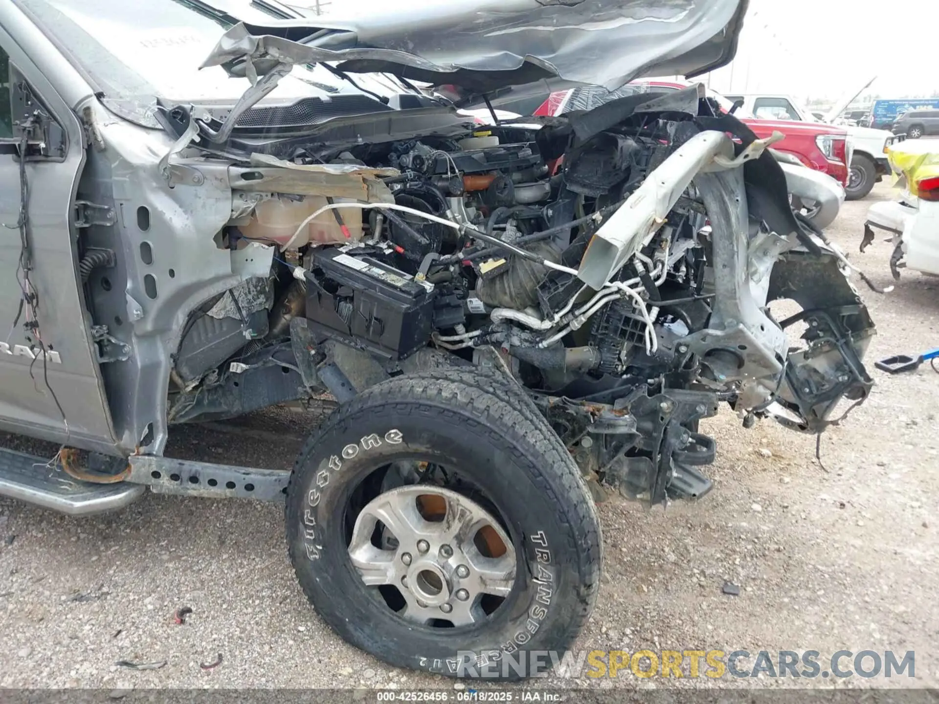 18 Photograph of a damaged car 3C6UR5DL8RG343566 RAM 2500 2024