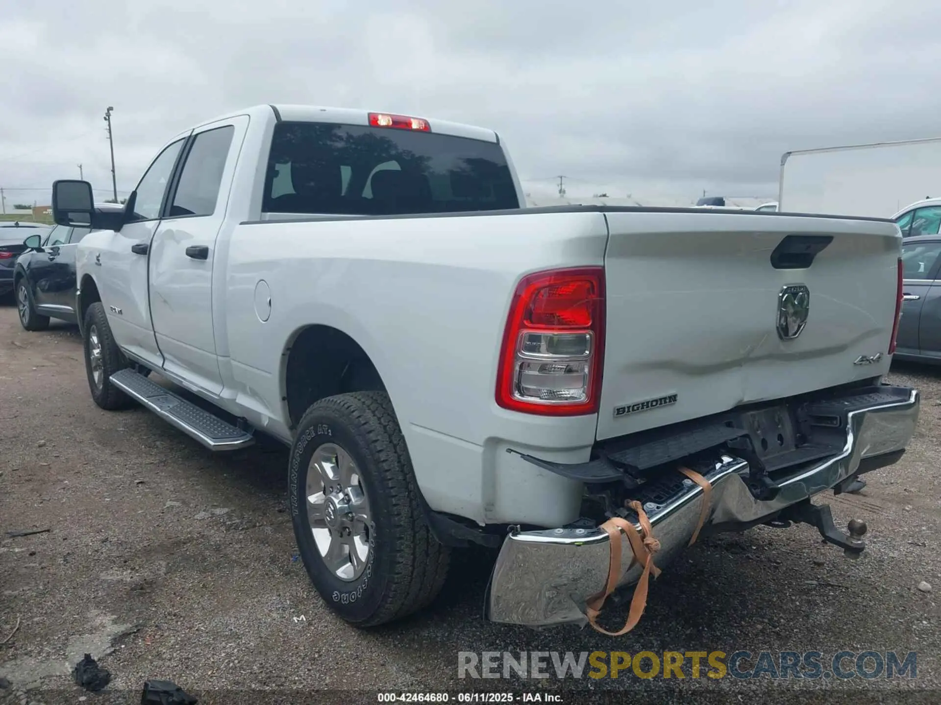 3 Photograph of a damaged car 3C6UR5DL9RG286018 RAM 2500 2024