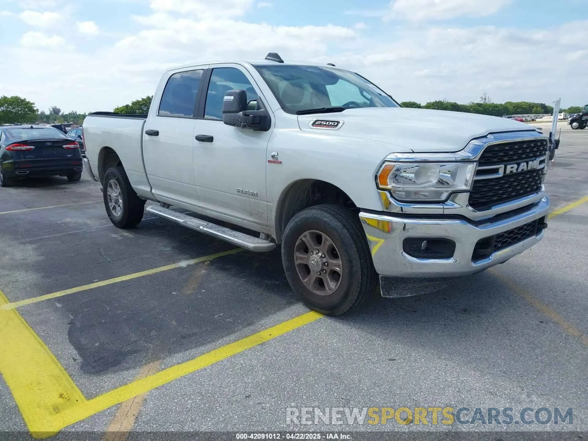 1 Photograph of a damaged car 3C6UR5DL9RG338196 RAM 2500 2024