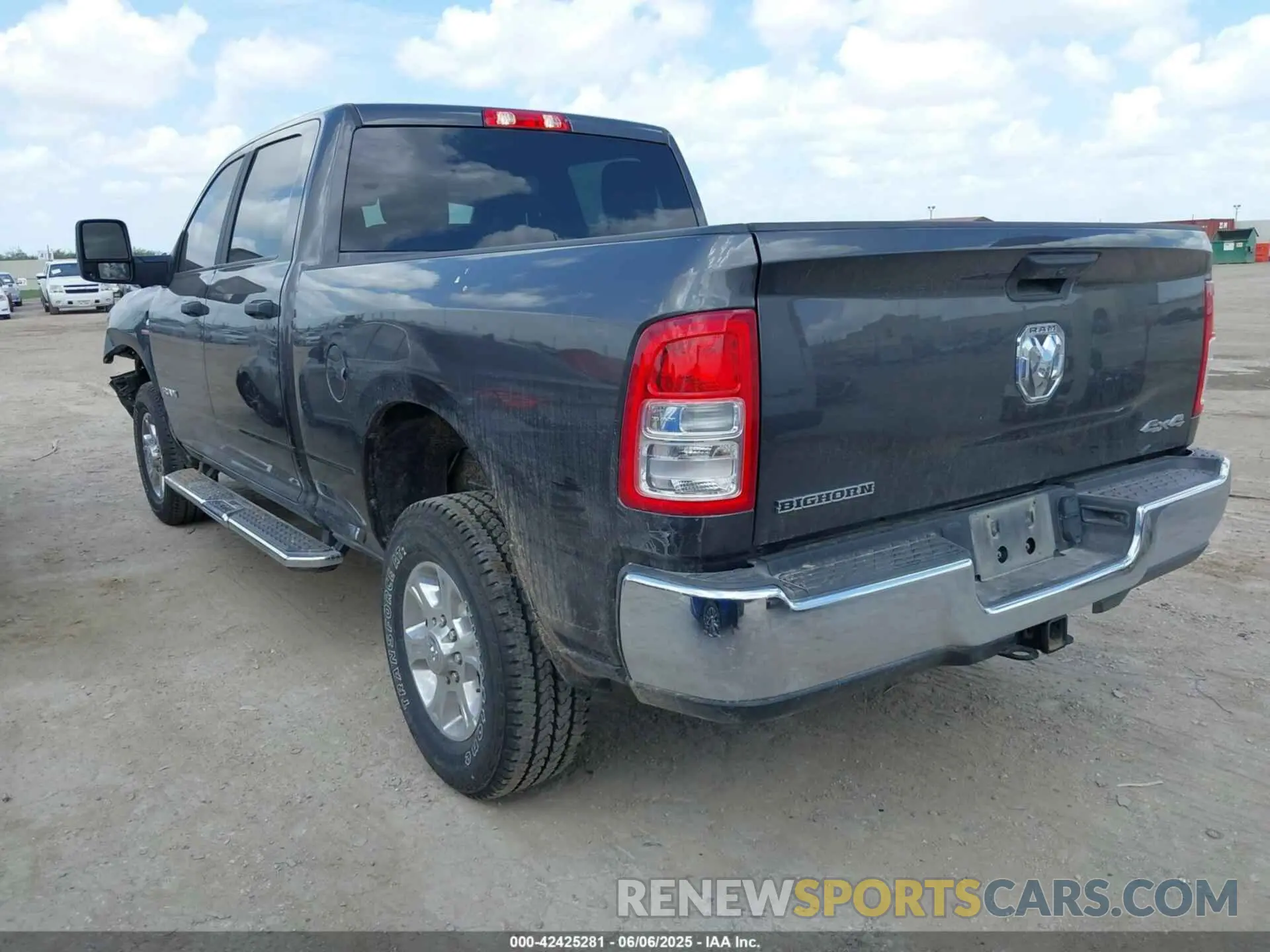 3 Photograph of a damaged car 3C6UR5DL9RG343480 RAM 2500 2024