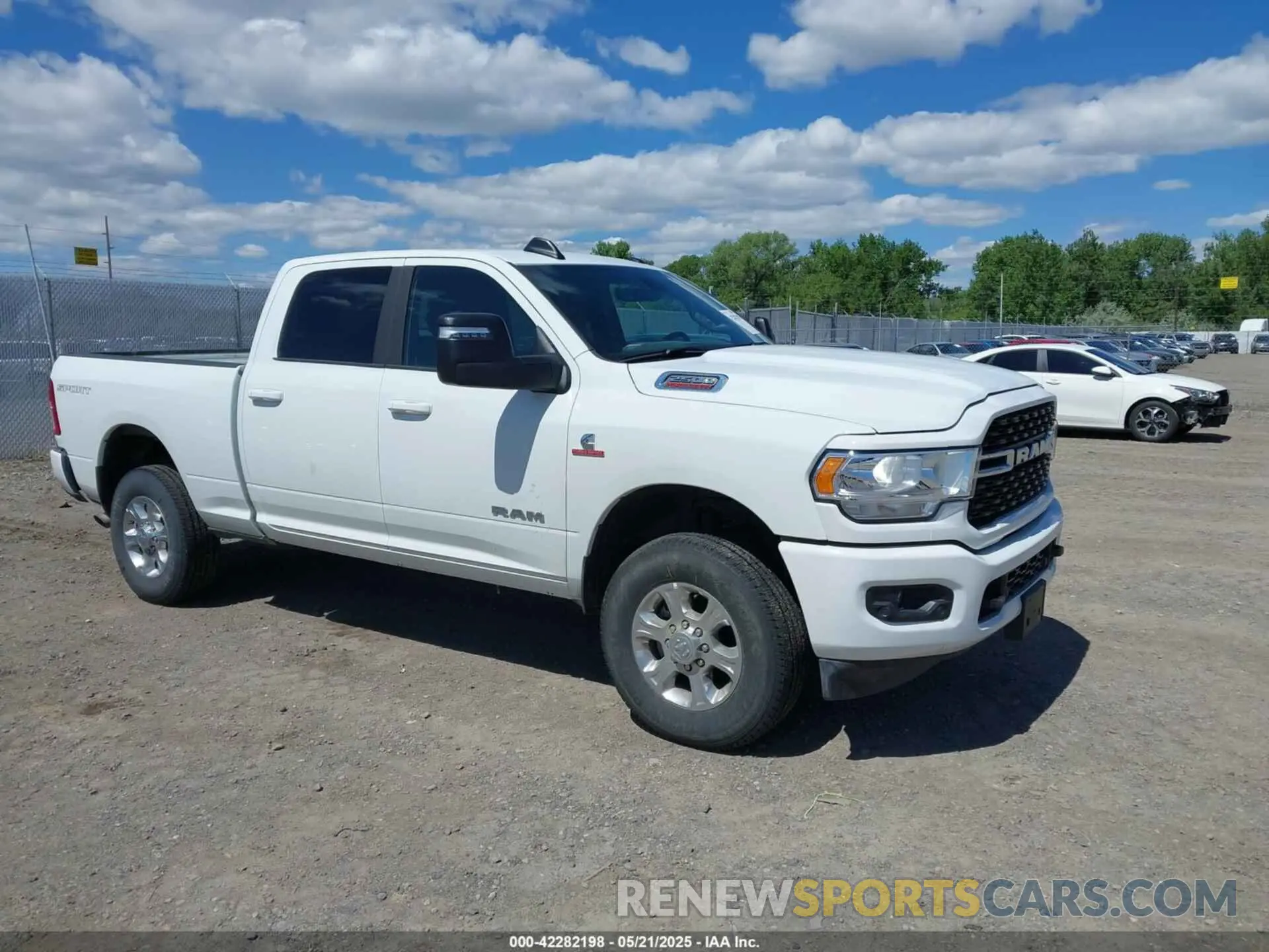 1 Photograph of a damaged car 3C6UR5DLXRG322170 RAM 2500 2024