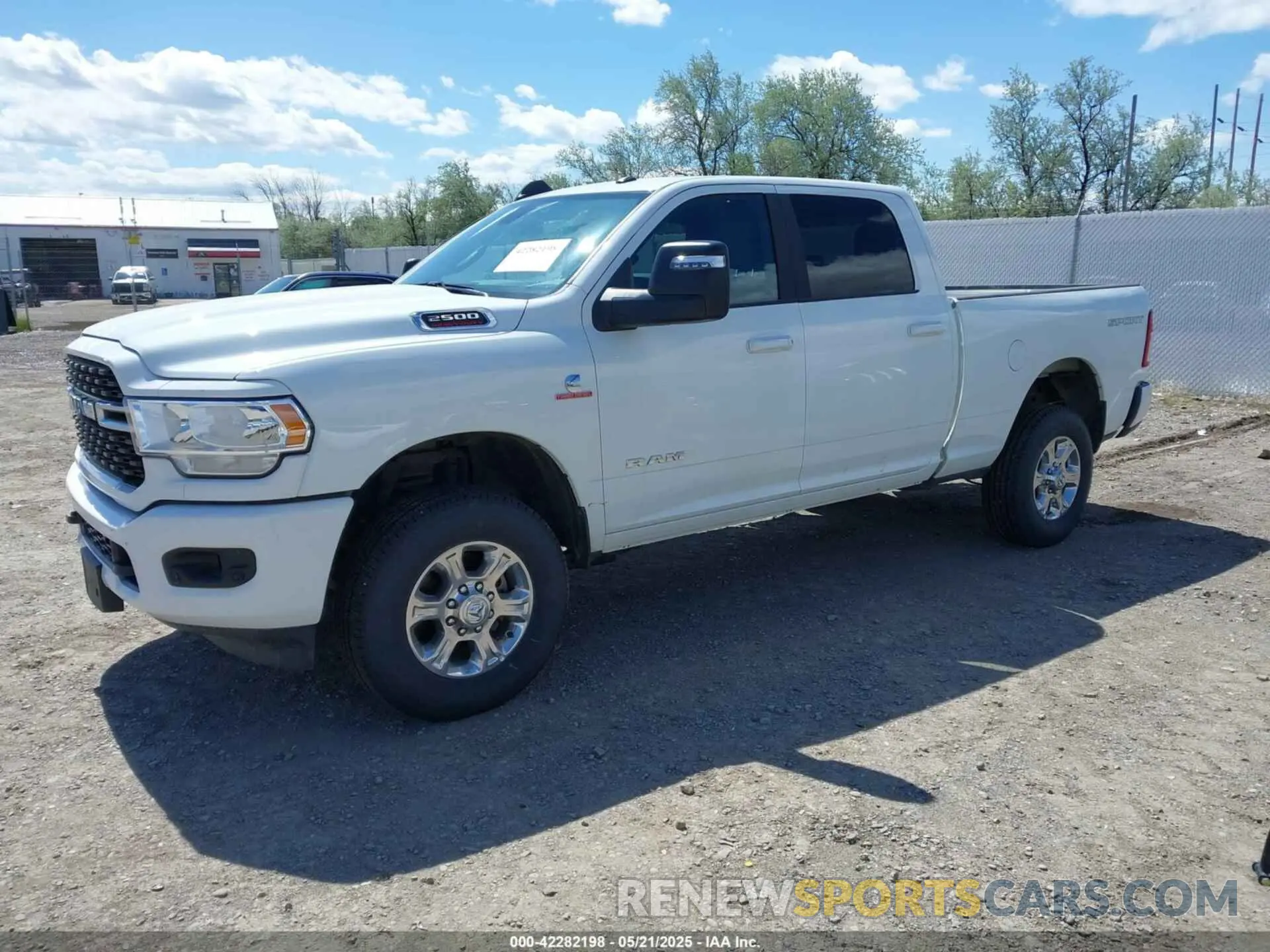2 Photograph of a damaged car 3C6UR5DLXRG322170 RAM 2500 2024