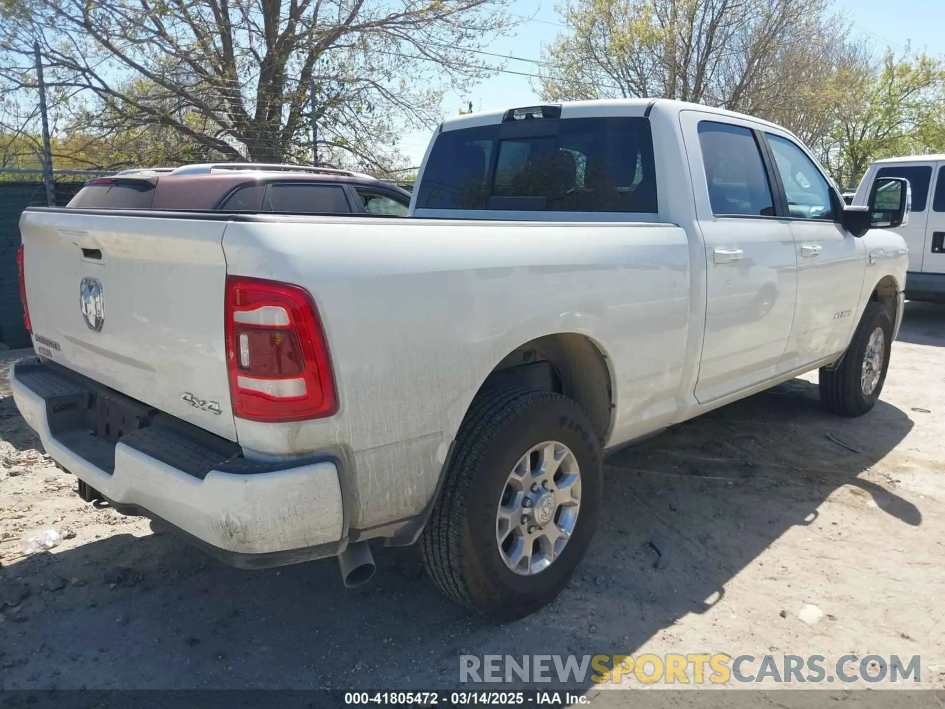 4 Photograph of a damaged car 3C6UR5FL8RG239740 RAM 2500 2024