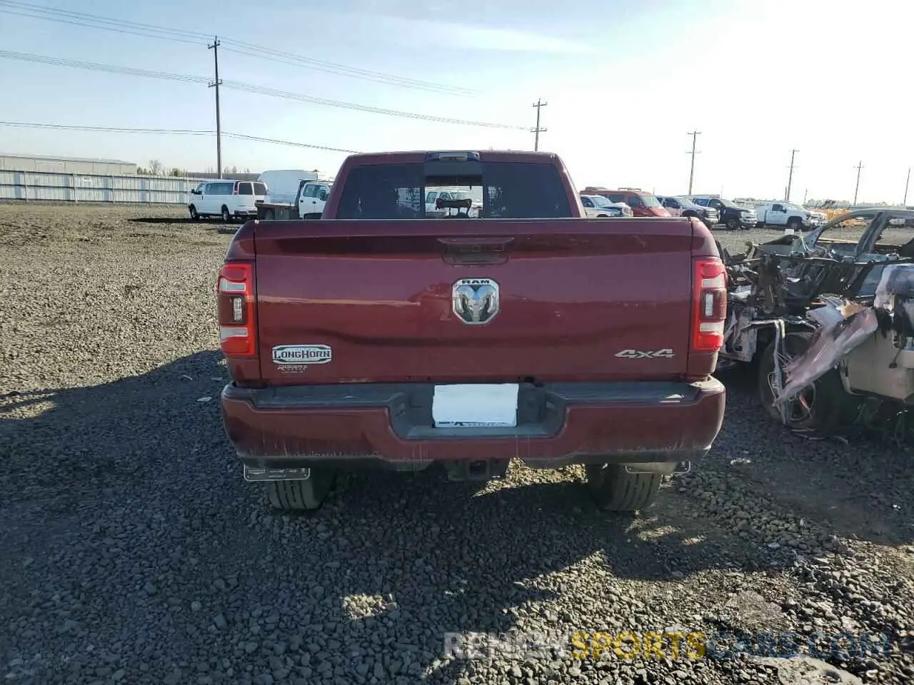 6 Photograph of a damaged car 3C6UR5GL4RG253584 RAM 2500 2024