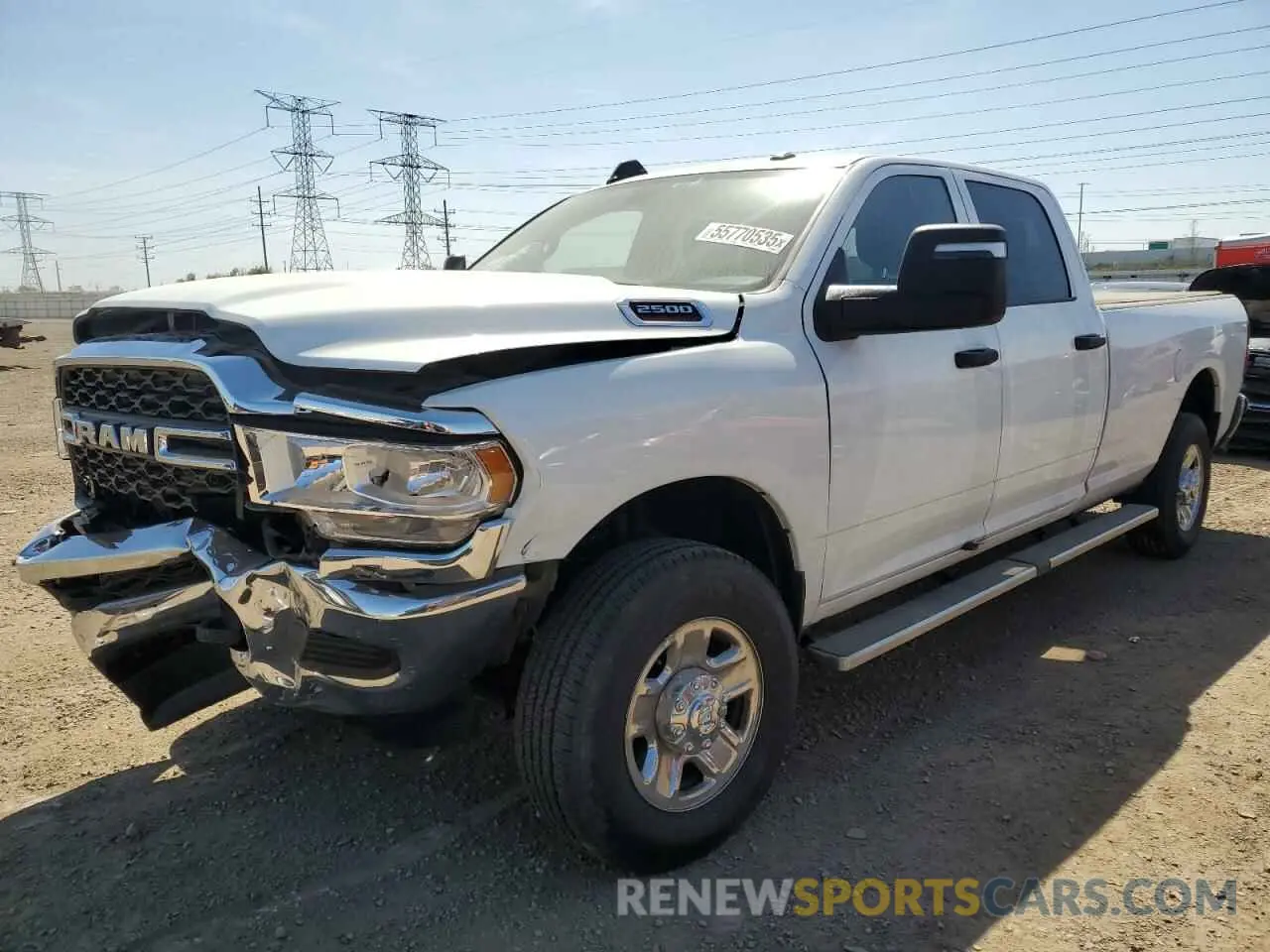 1 Photograph of a damaged car 3C6UR5HJ9RG268806 RAM 2500 2024