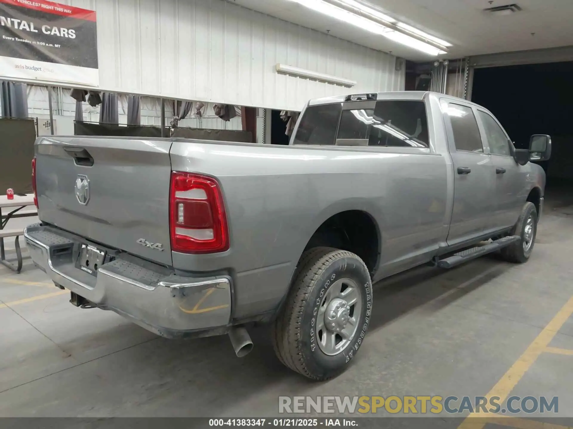 4 Photograph of a damaged car 3C6UR5HL6RG189322 RAM 2500 2024