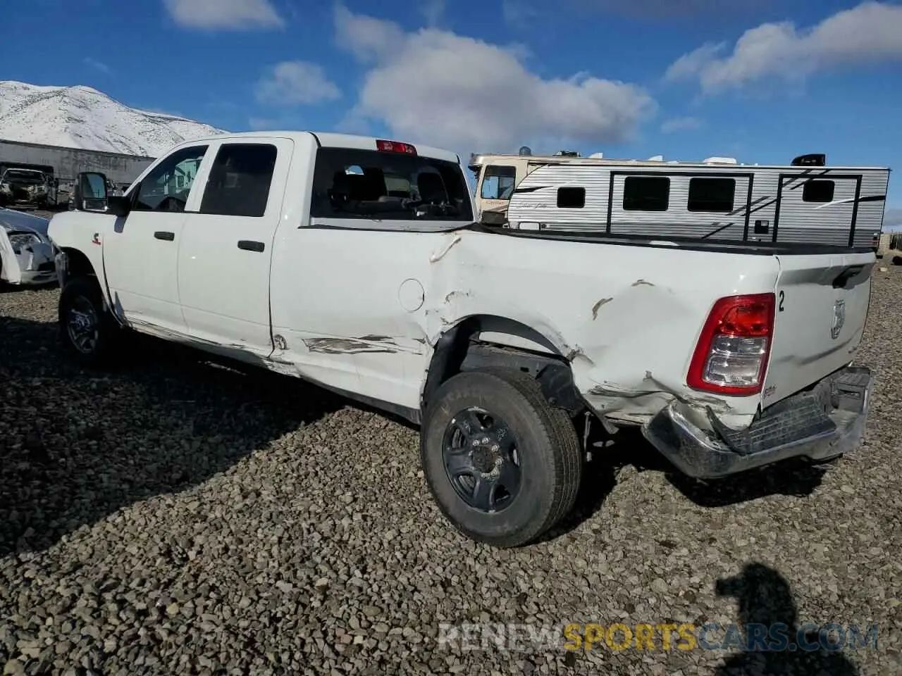 2 Photograph of a damaged car 3C6UR5HL6RG247025 RAM 2500 2024