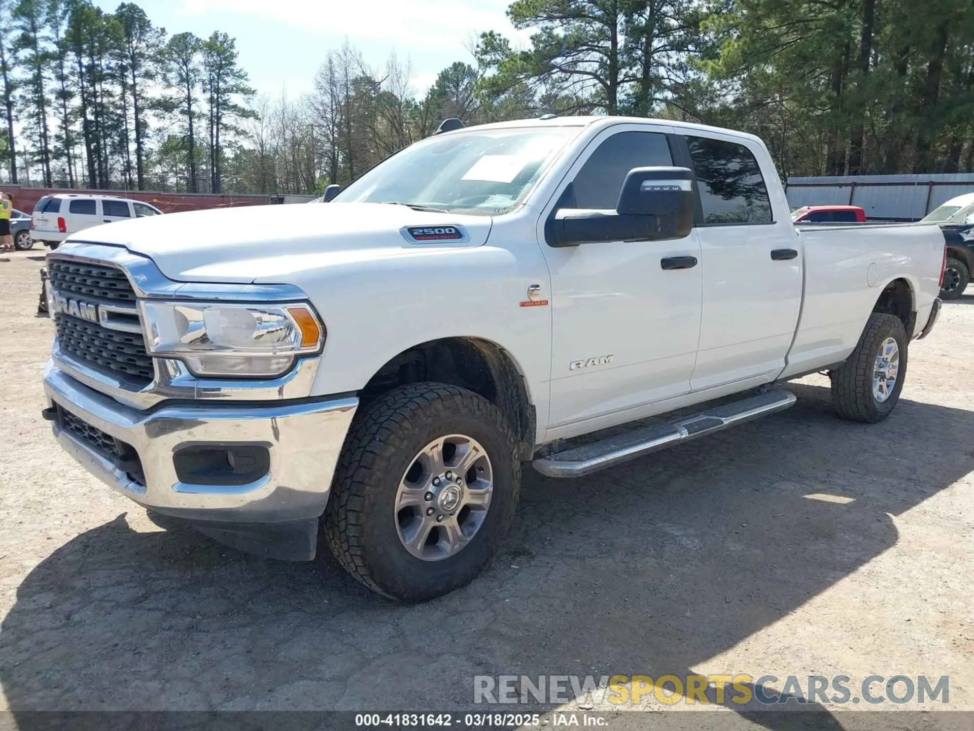 2 Photograph of a damaged car 3C6UR5JLXRG340205 RAM 2500 2024