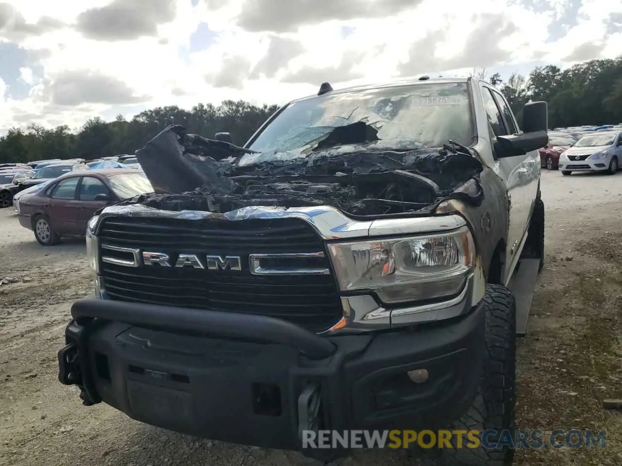 1 Photograph of a damaged car 3C63R3DL4KG675106 RAM 3500 2019