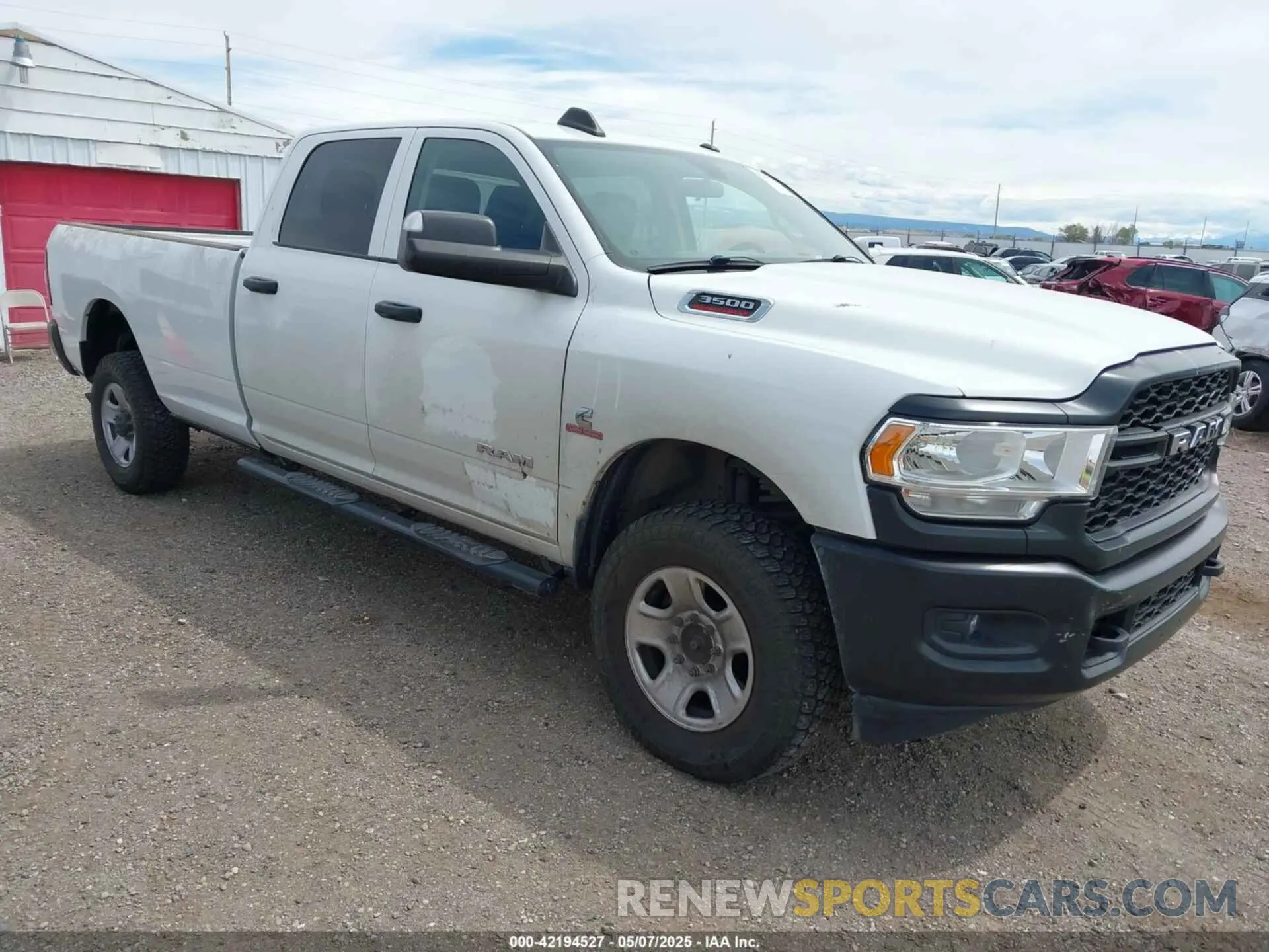 1 Photograph of a damaged car 3C63R3GL8KG695015 RAM 3500 2019