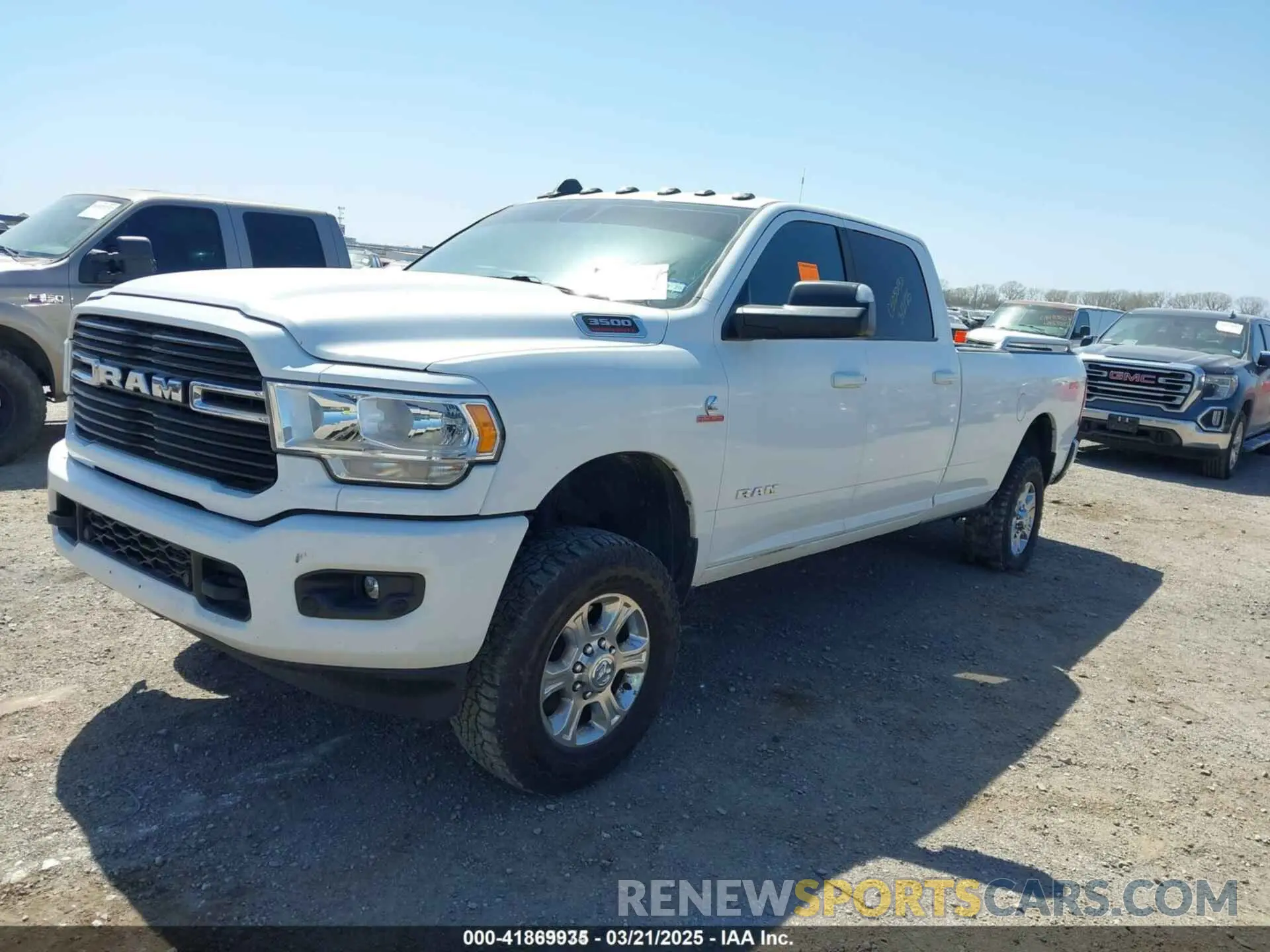 2 Photograph of a damaged car 3C63R3HL4KG728719 RAM 3500 2019