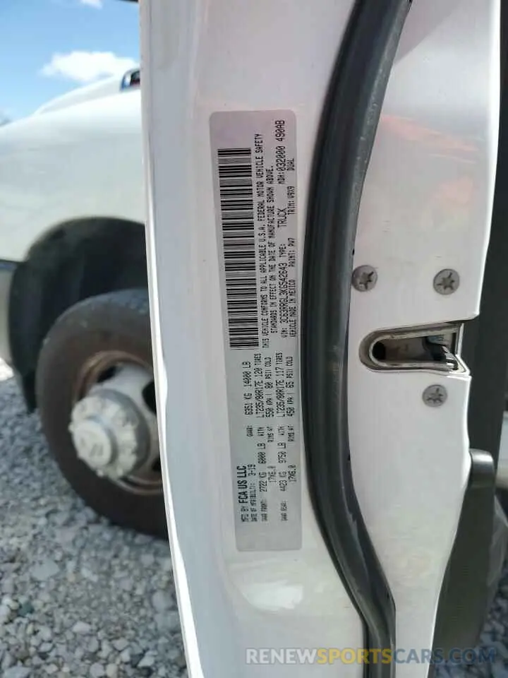 12 Photograph of a damaged car 3C63RRGL3KG542643 RAM 3500 2019