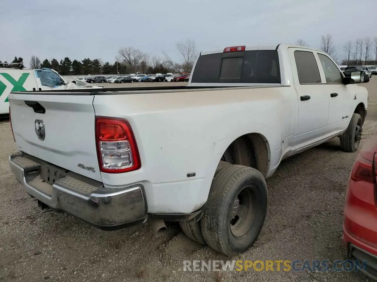 3 Photograph of a damaged car 3C63RRGL6KG612653 RAM 3500 2019