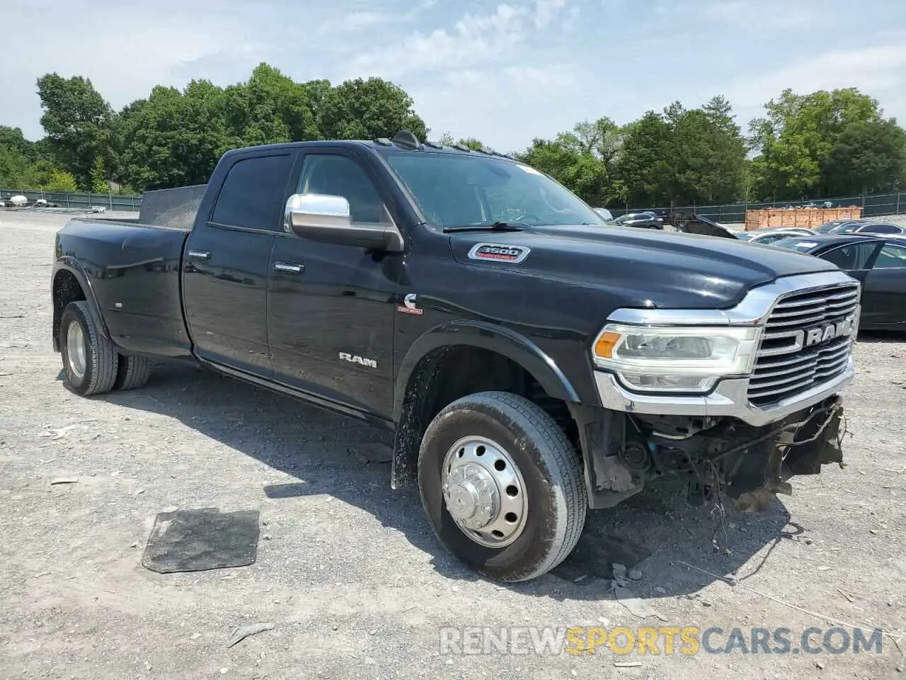 4 Photograph of a damaged car 3C63RRJL8KG564484 RAM 3500 2019