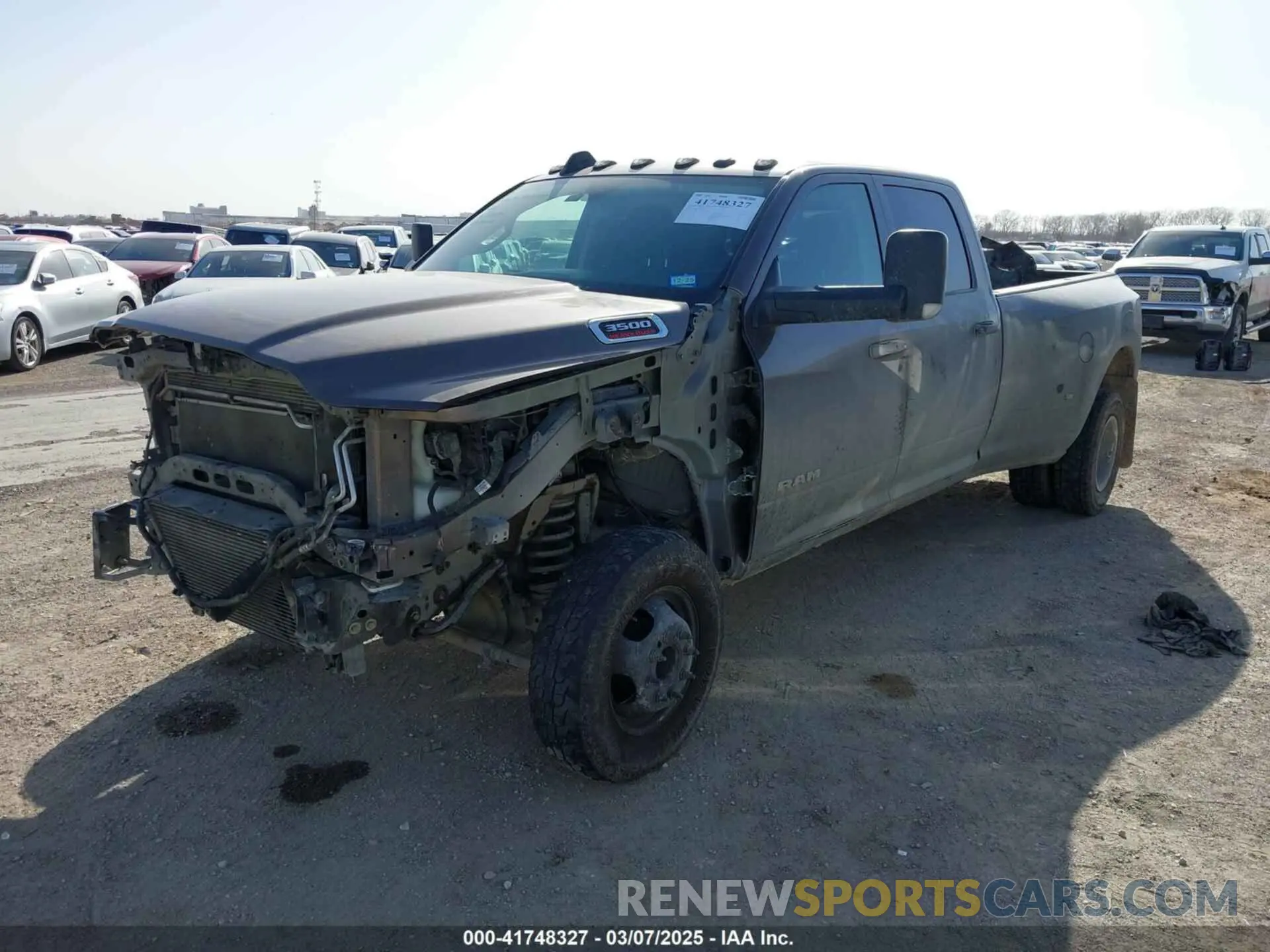 2 Photograph of a damaged car 3C63RRGL3LG241856 RAM 3500 2020