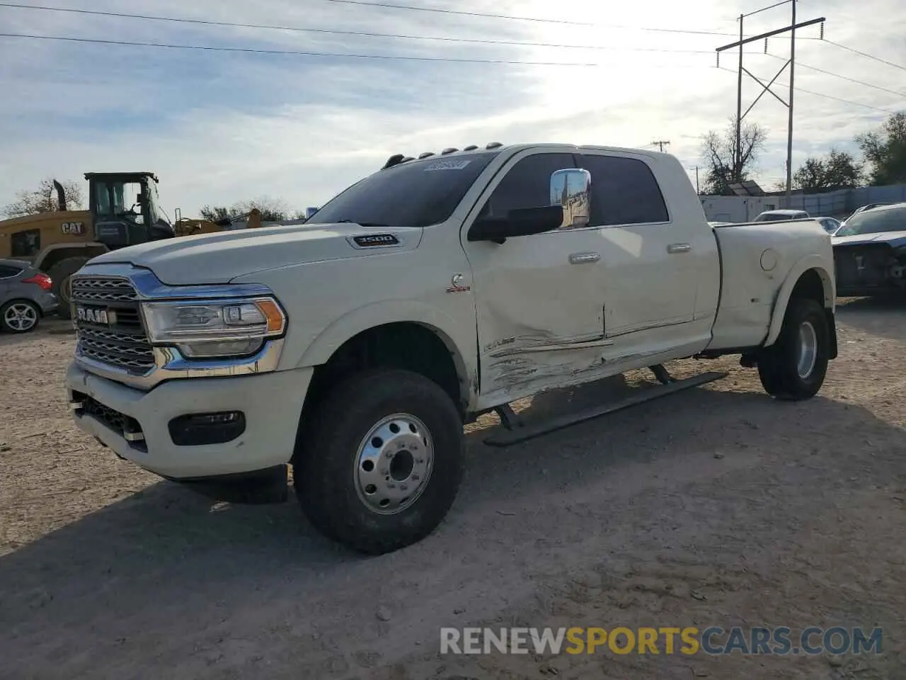 1 Photograph of a damaged car 3C63RRPL5LG198282 RAM 3500 2020