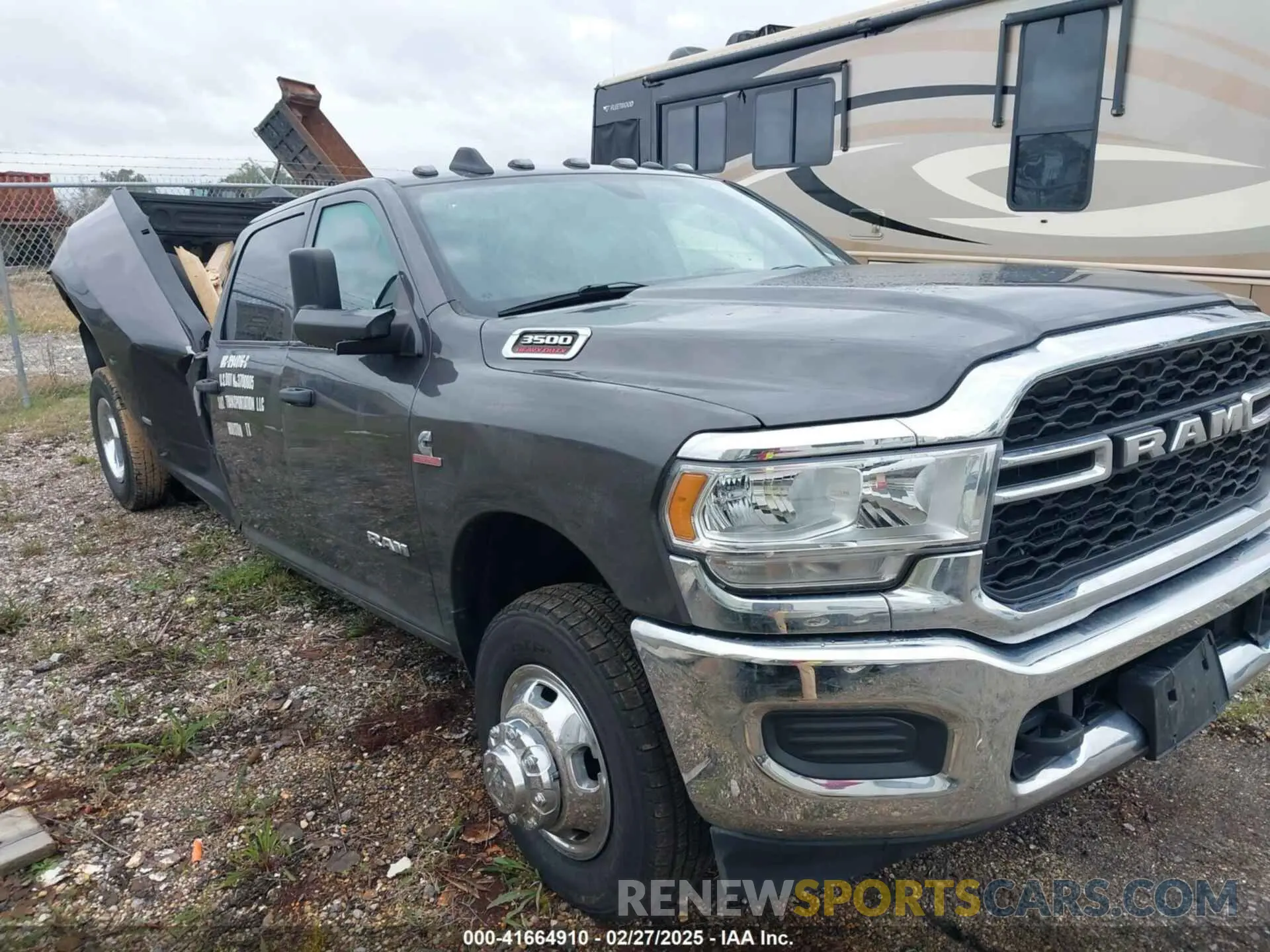 1 Photograph of a damaged car 3C63RRGL3MG635973 RAM 3500 2021