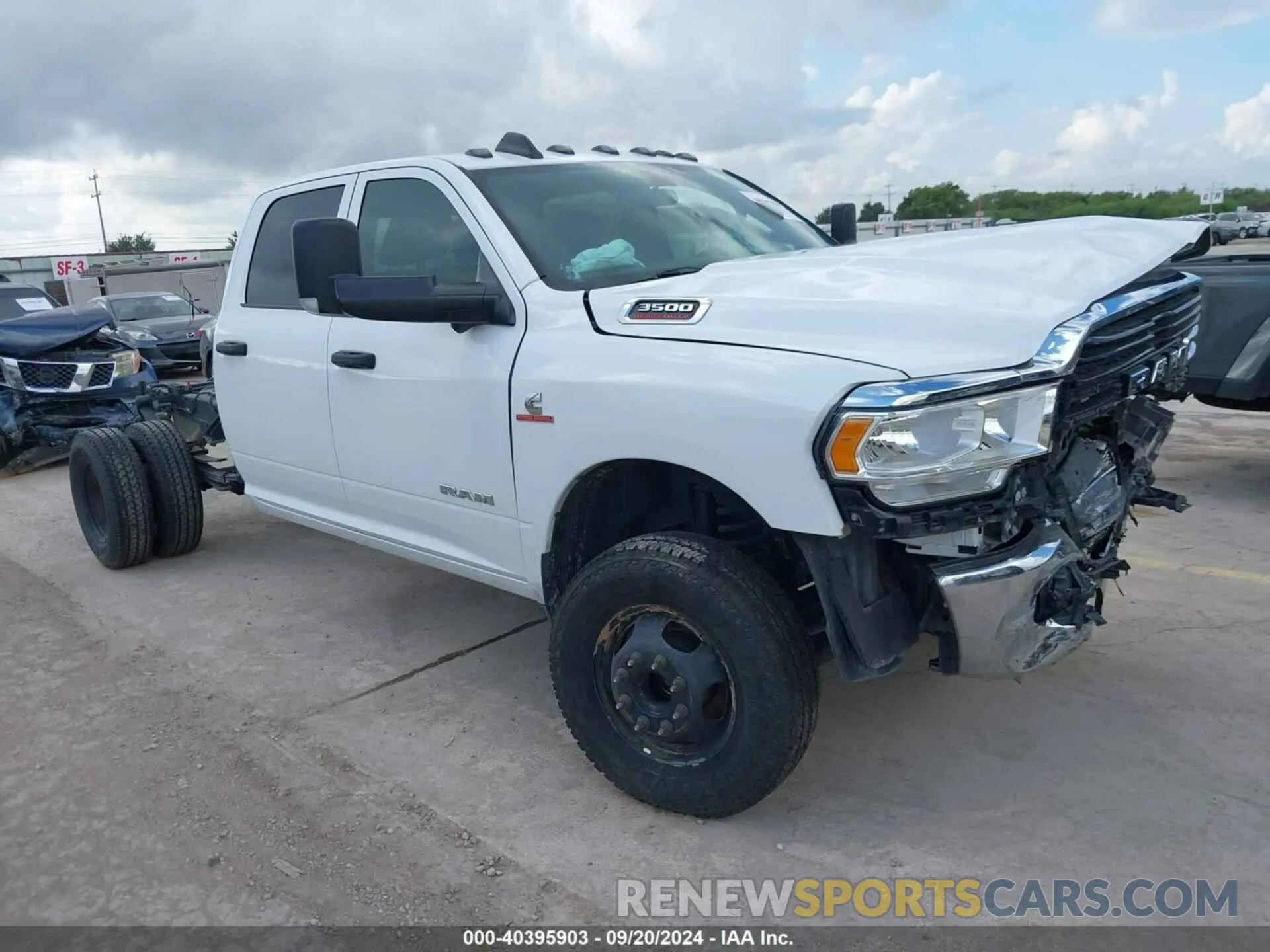 1 Photograph of a damaged car 3C63RRGL7MG536976 RAM 3500 2021