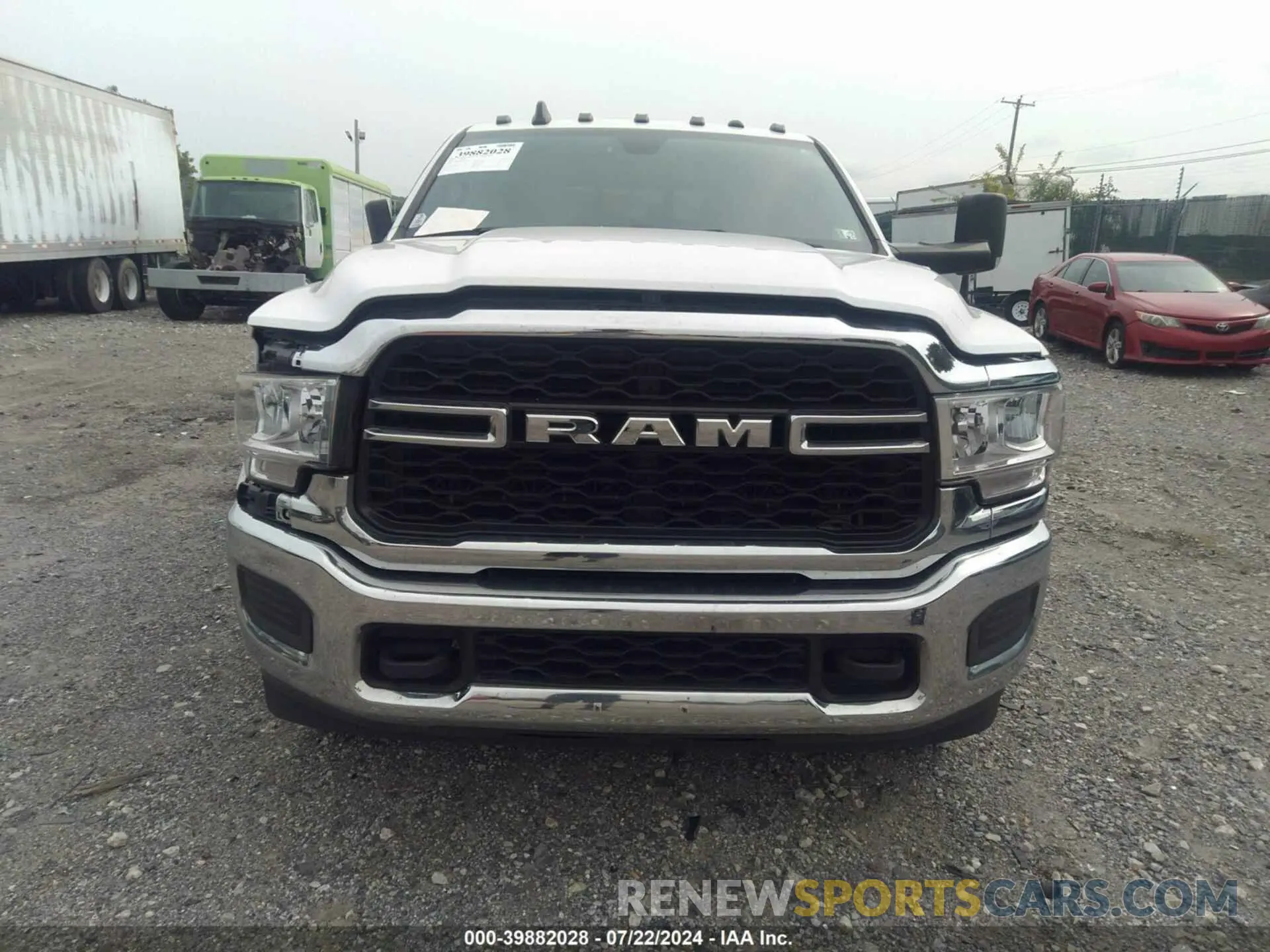 12 Photograph of a damaged car 3C63RRGL8MG665955 RAM 3500 2021