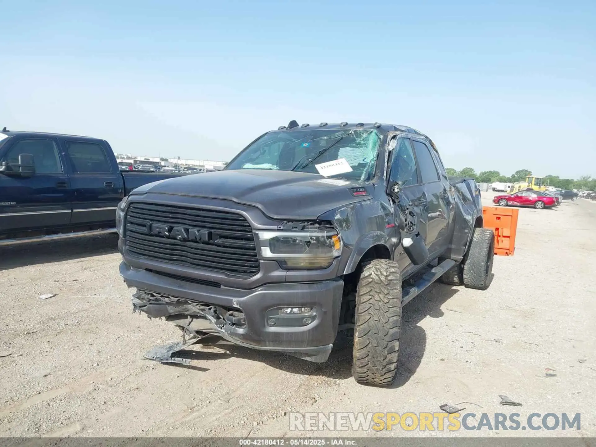 1 Photograph of a damaged car 3C63RRML5MG648115 RAM 3500 2021