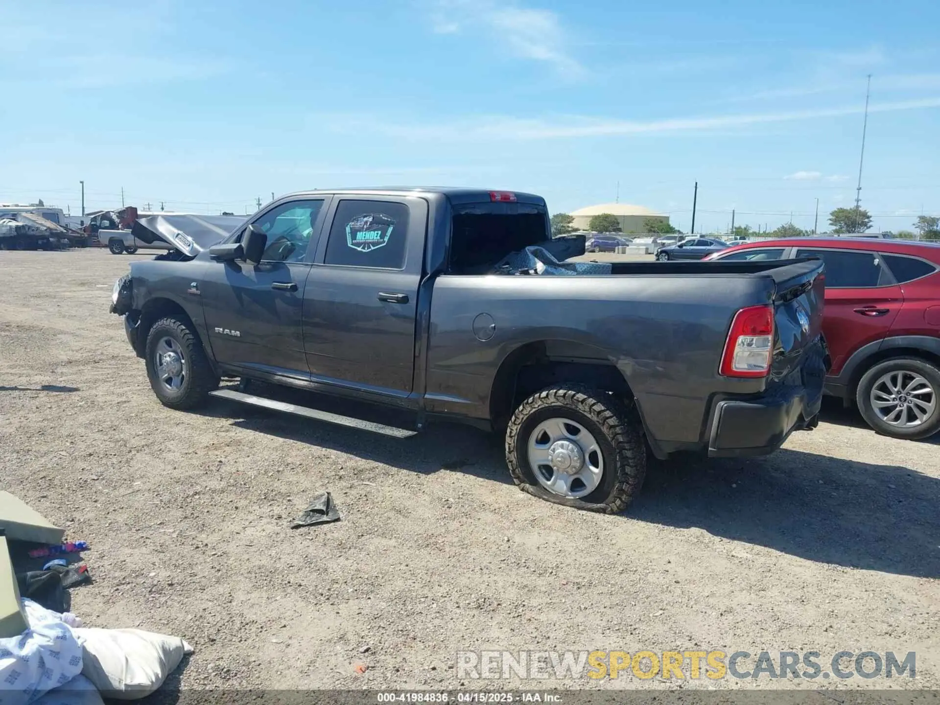 3 Photograph of a damaged car 3C63R3CLXNG152615 RAM 3500 2022