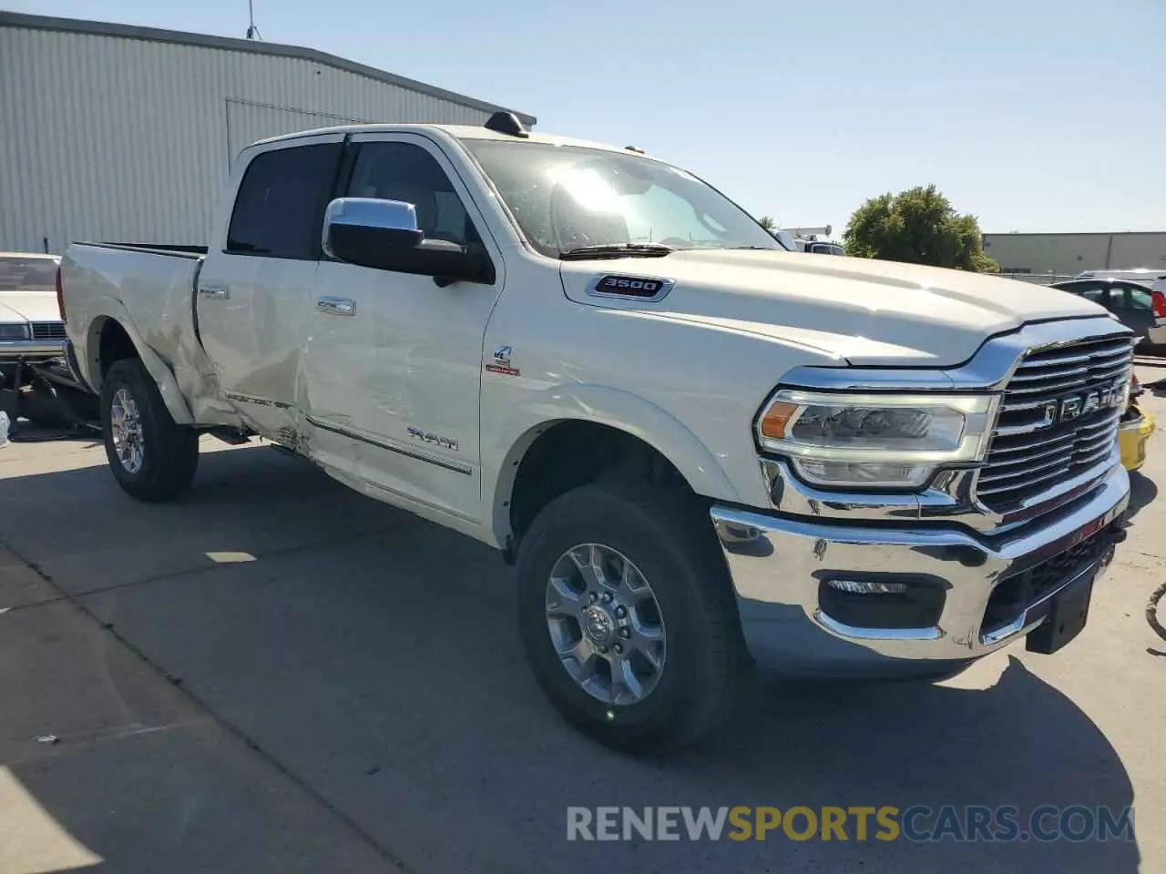 4 Photograph of a damaged car 3C63R3EL1NG159756 RAM 3500 2022