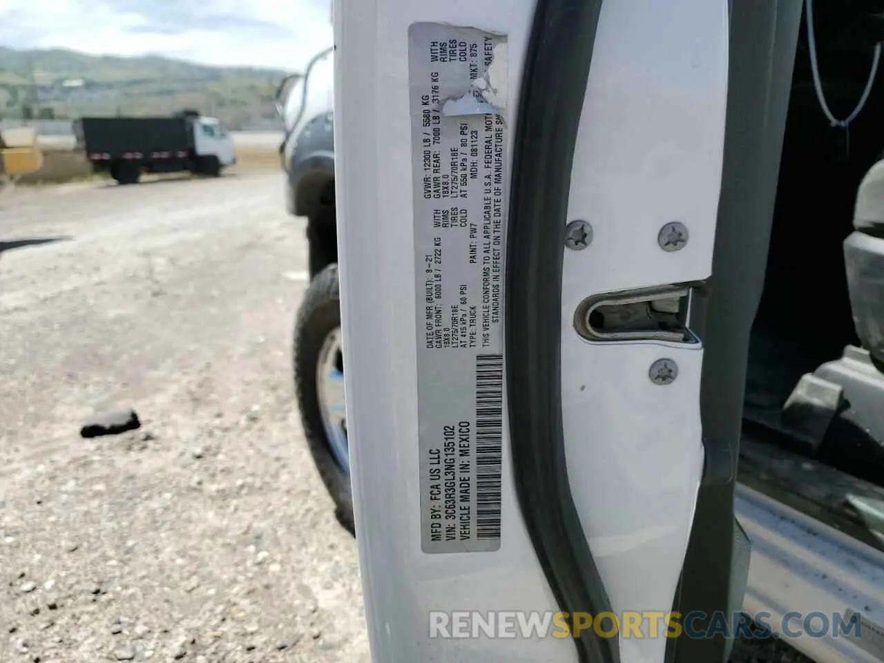 13 Фотография поврежденного автомобиля 3C63R3GL3NG135102 RAM 3500 2022