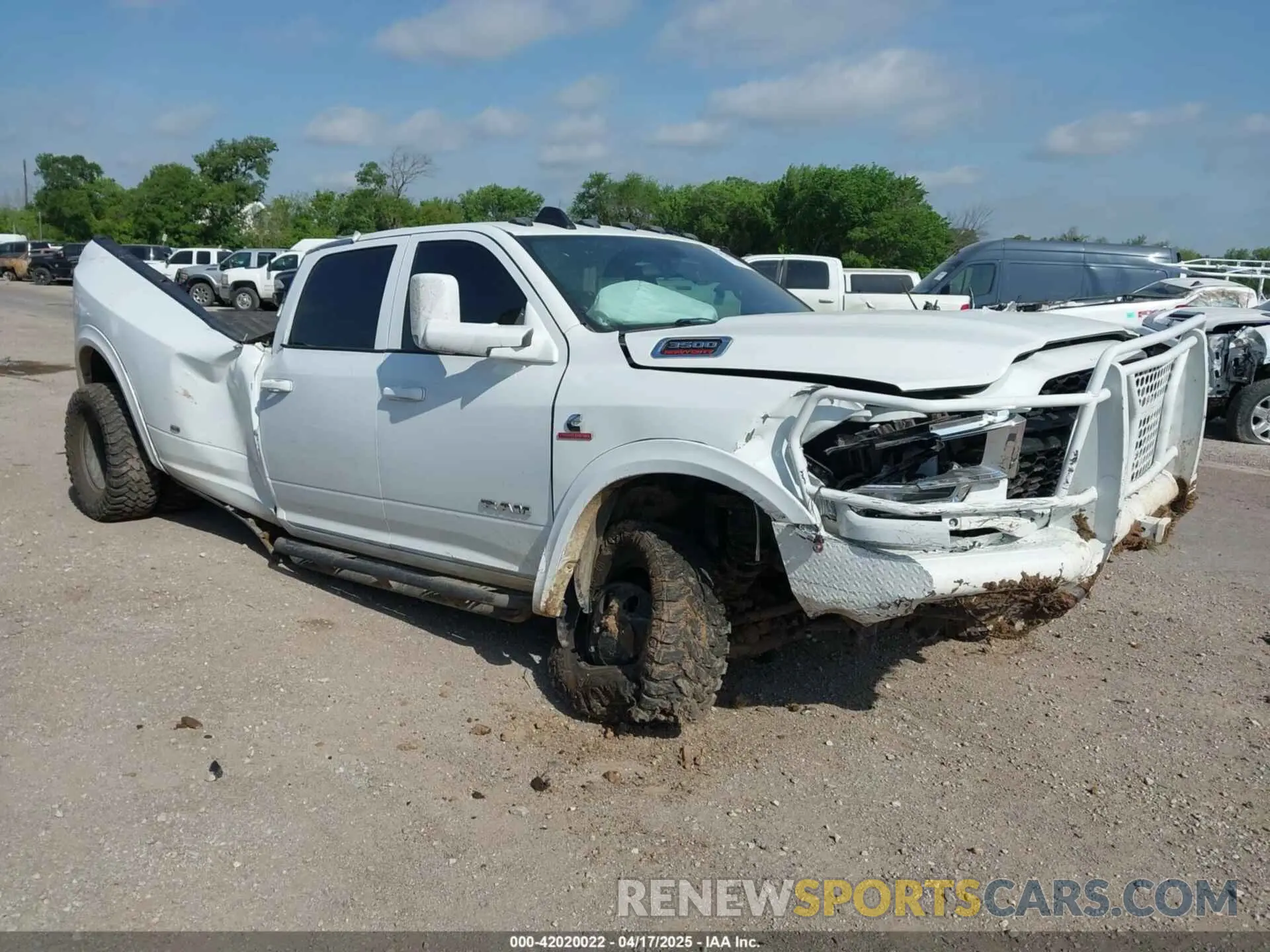 1 Photograph of a damaged car 3C63RRGL5NG342187 RAM 3500 2022