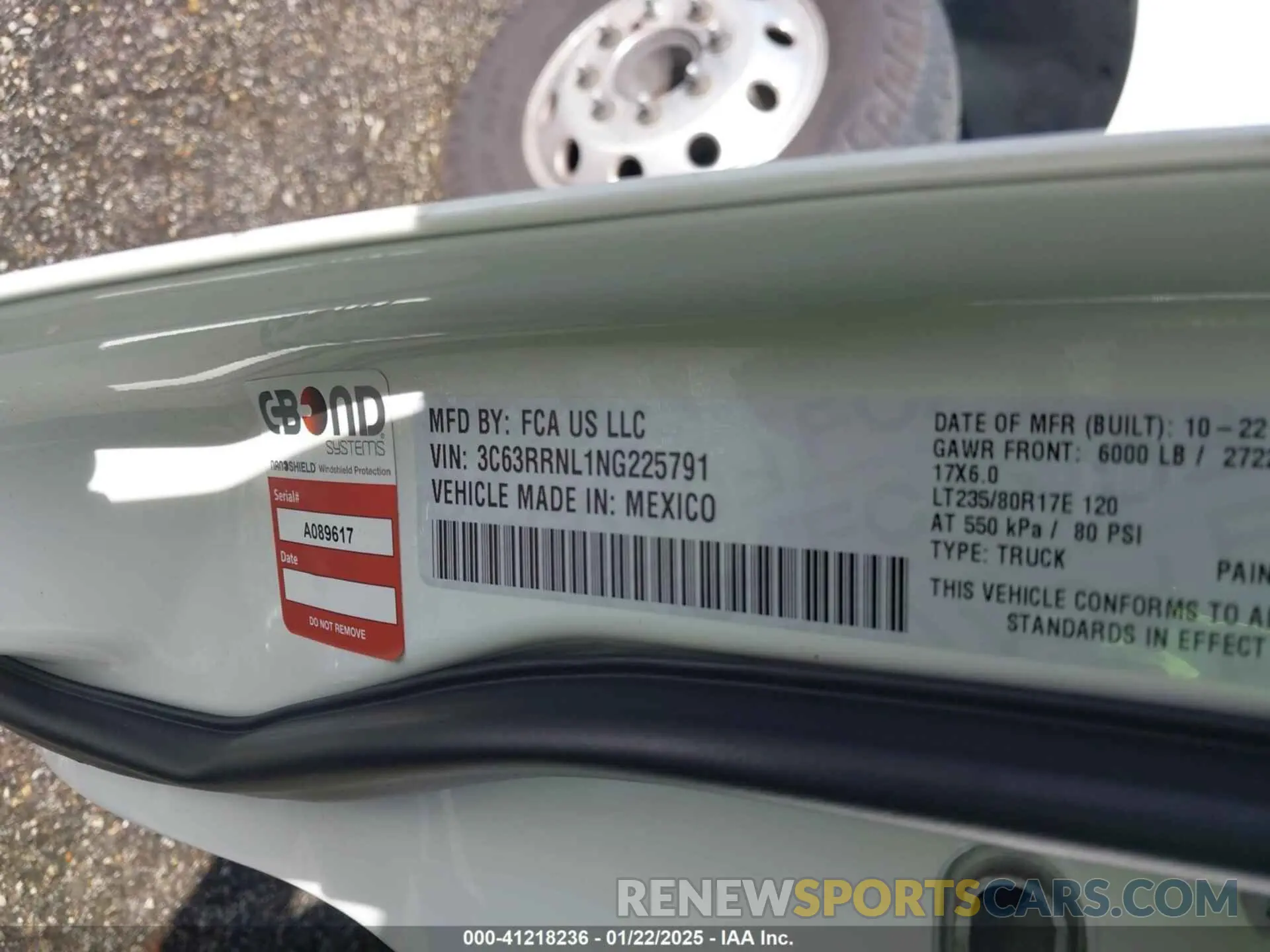 8 Фотография поврежденного автомобиля 3C63RRNL1NG225791 RAM 3500 2022