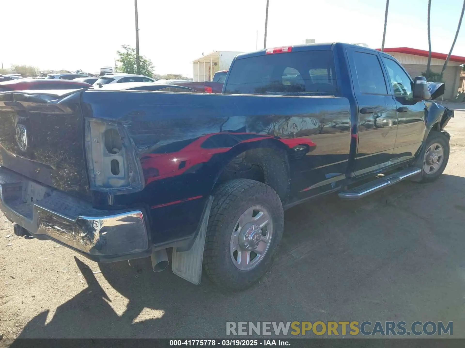 4 Photograph of a damaged car 3C63R2GL3PG533536 RAM 3500 2023