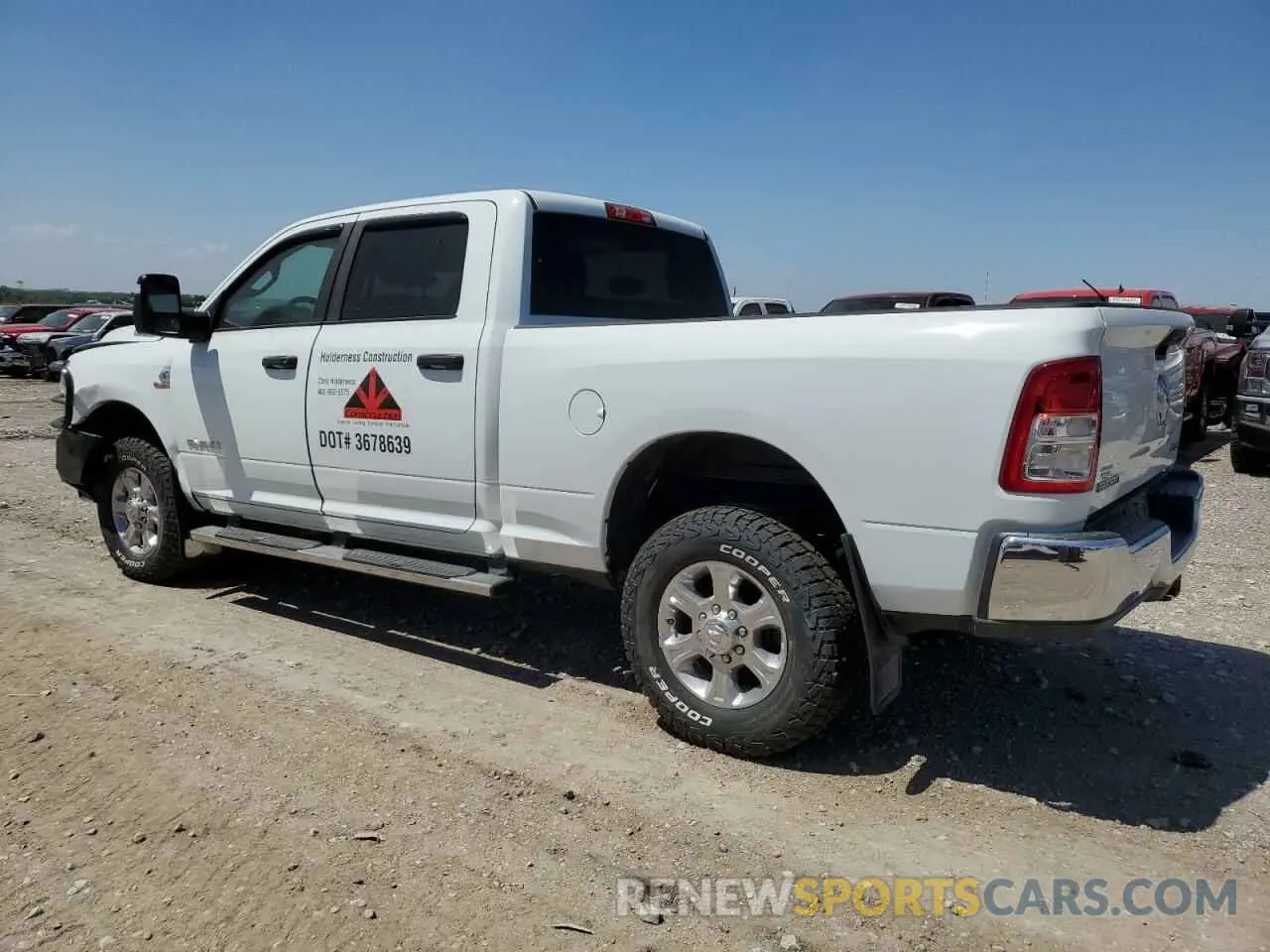 2 Photograph of a damaged car 3C63R3DL3PG596503 RAM 3500 2023
