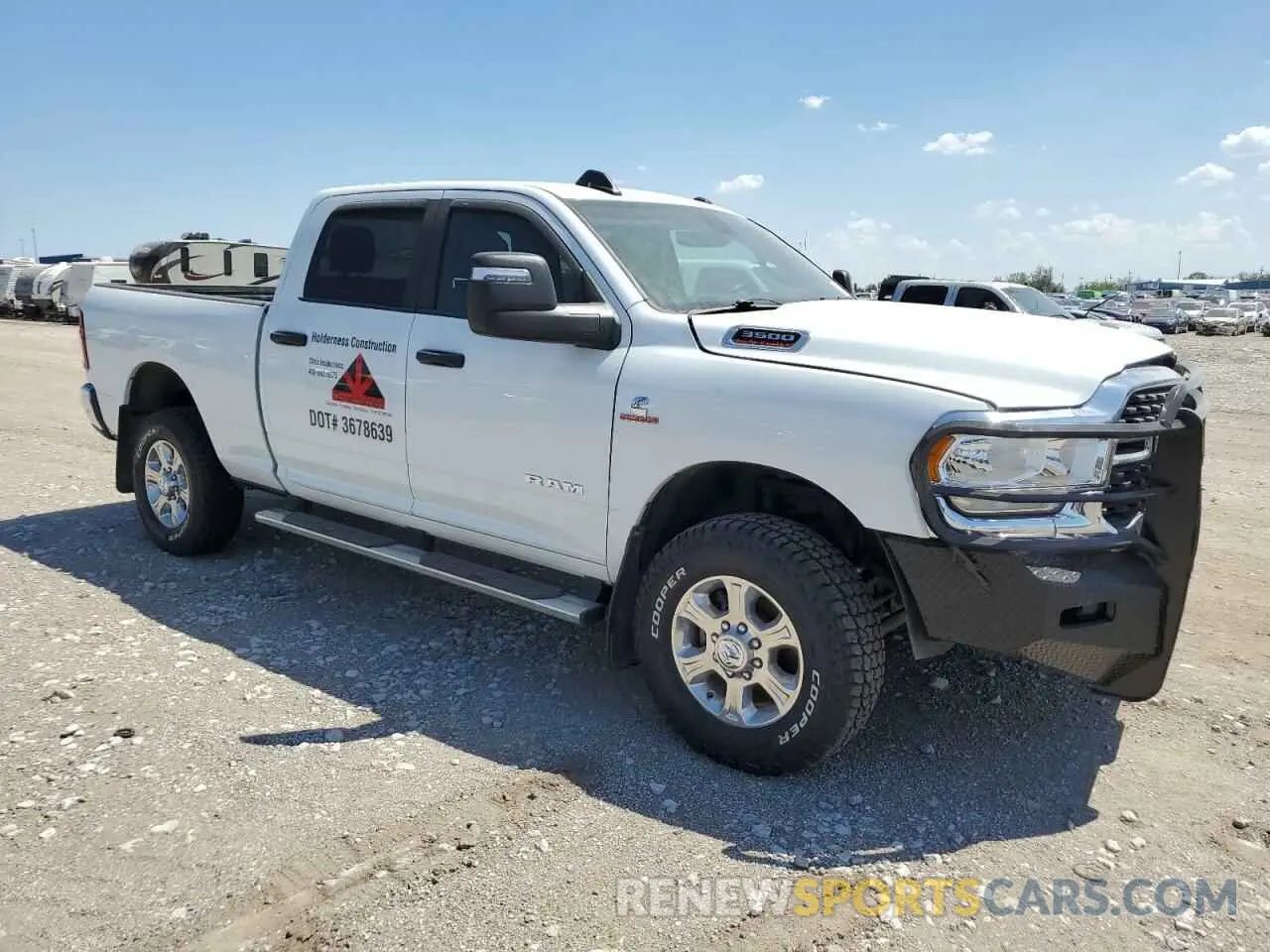4 Photograph of a damaged car 3C63R3DL3PG596503 RAM 3500 2023