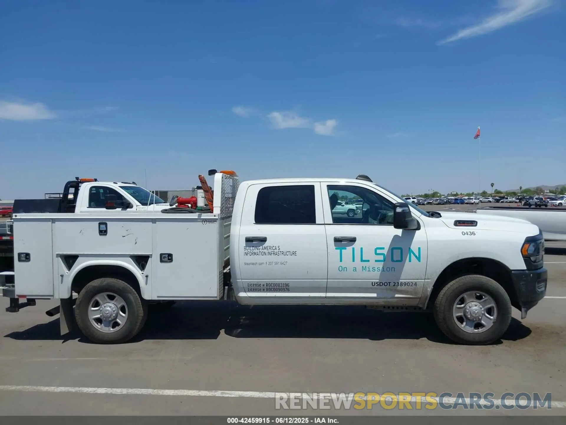 13 Photograph of a damaged car 3C63R3GJ3PG541737 RAM 3500 2023