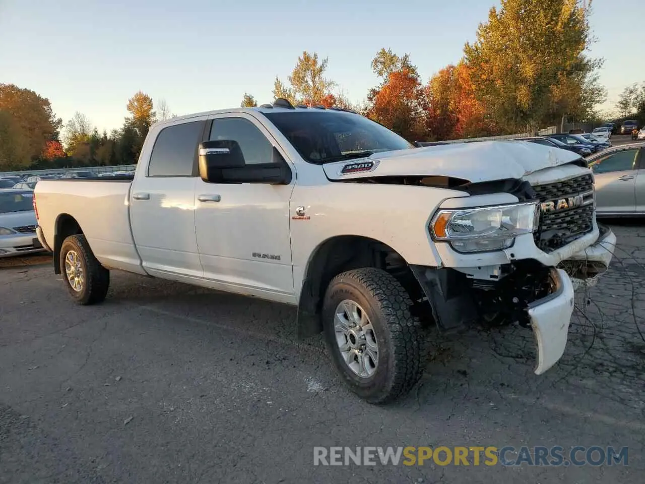 4 Photograph of a damaged car 3C63R3HL0PG660569 RAM 3500 2023