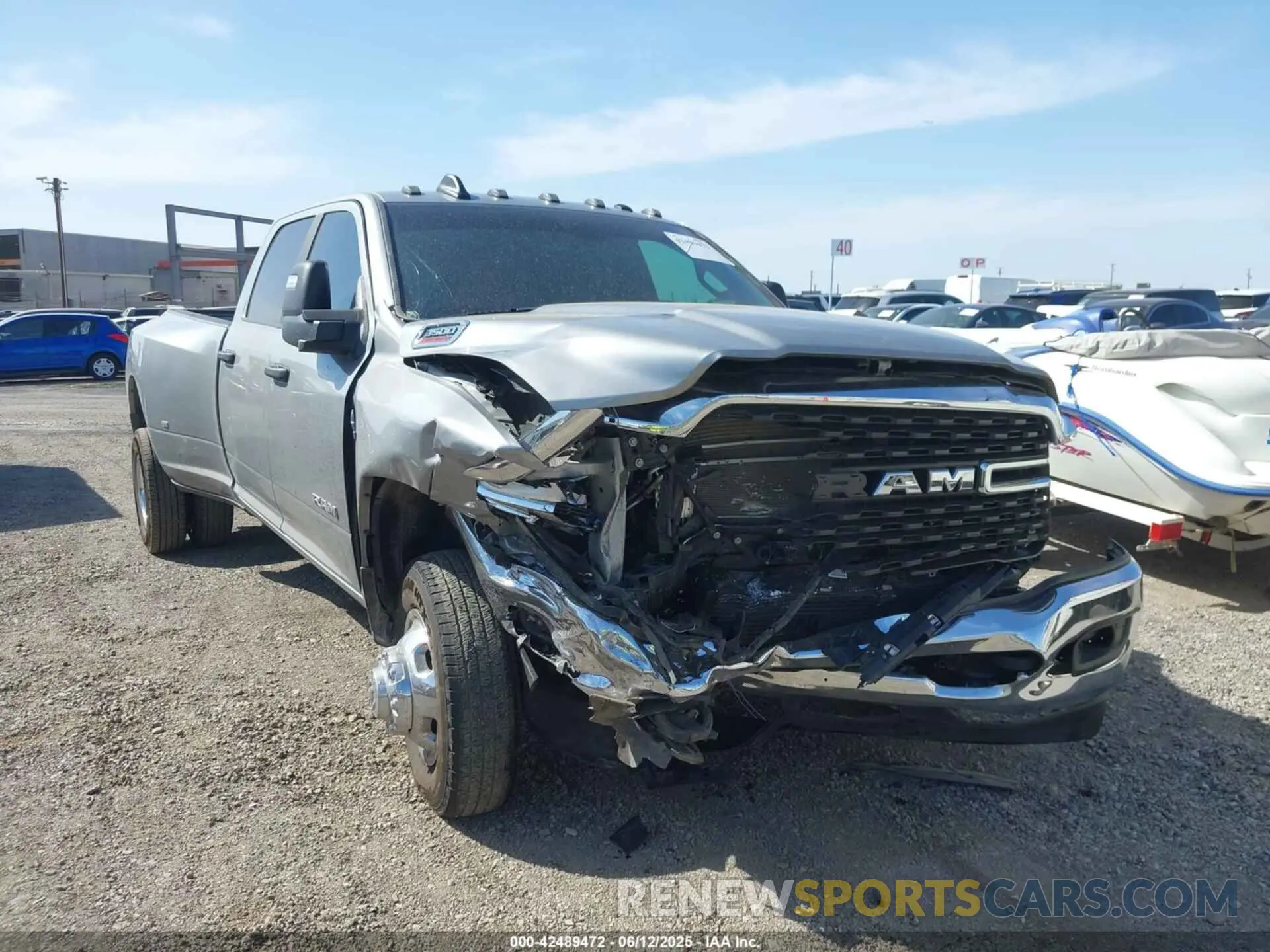 11 Photograph of a damaged car 3C63RRHL4PG542723 RAM 3500 2023
