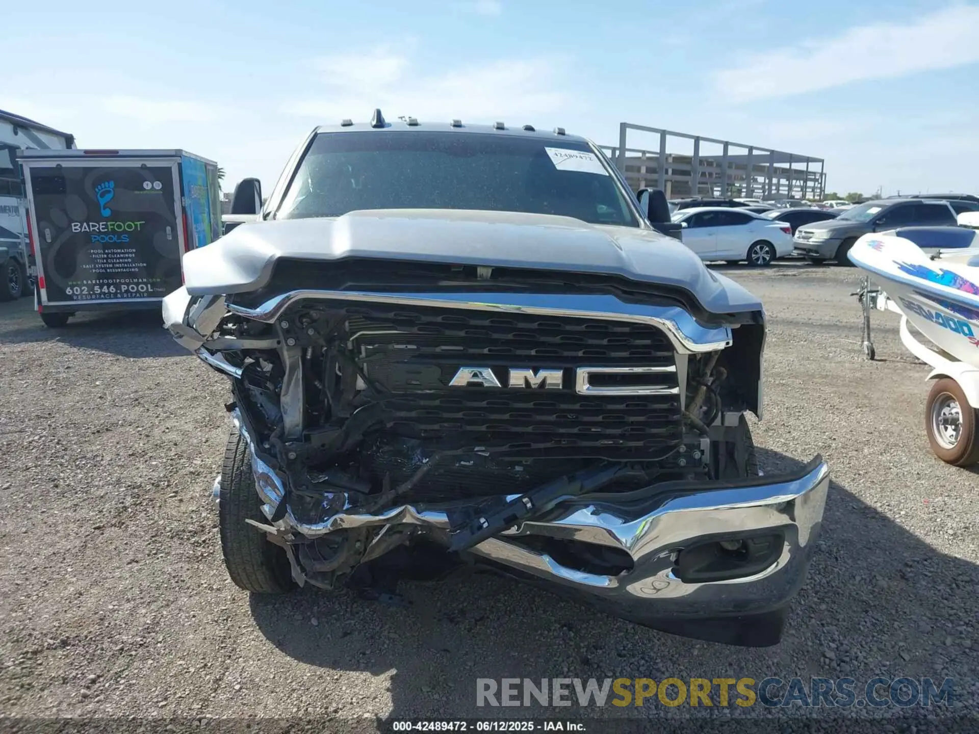 12 Photograph of a damaged car 3C63RRHL4PG542723 RAM 3500 2023