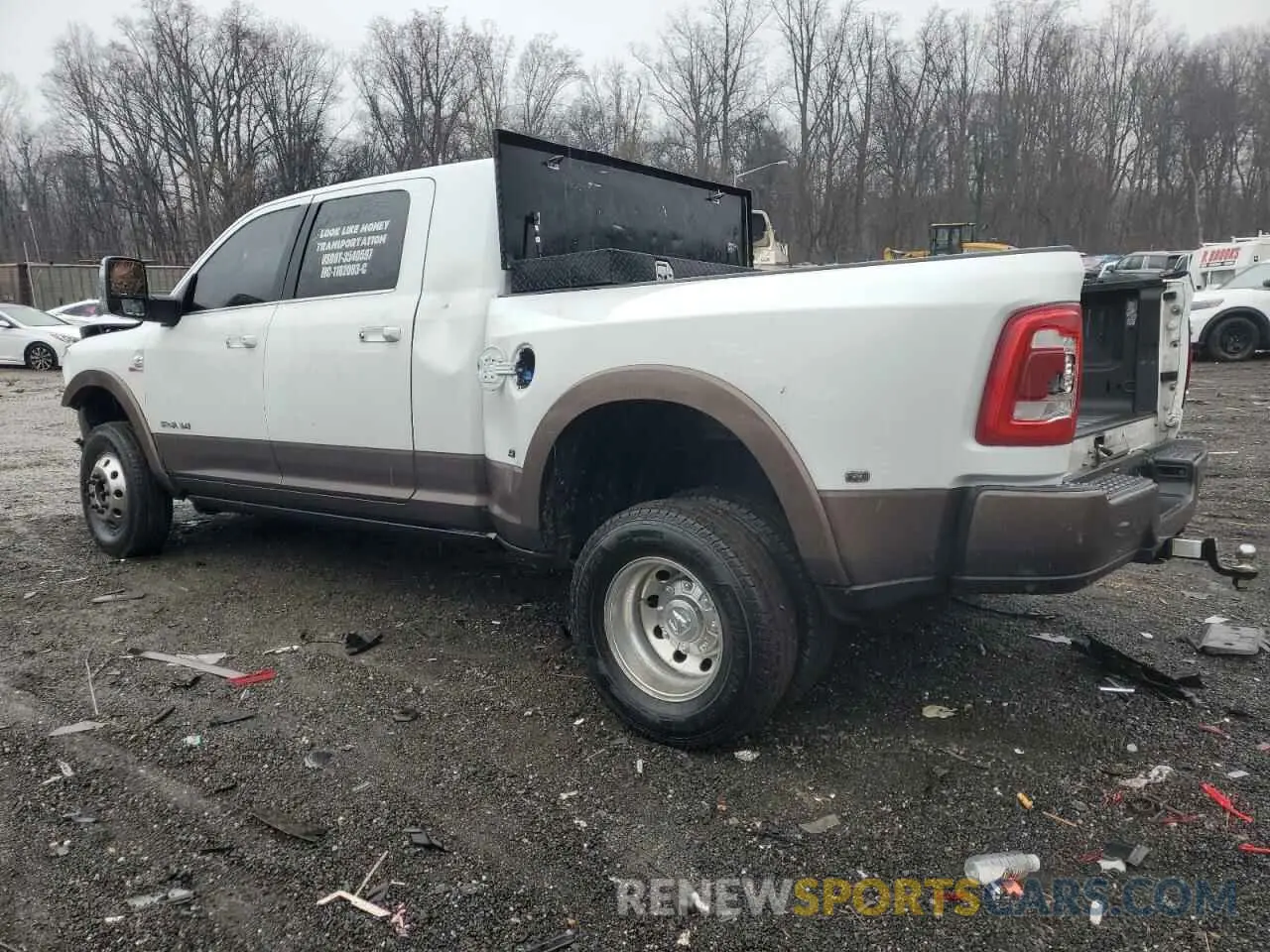 2 Photograph of a damaged car 3C63RRNL8PG623843 RAM 3500 2023