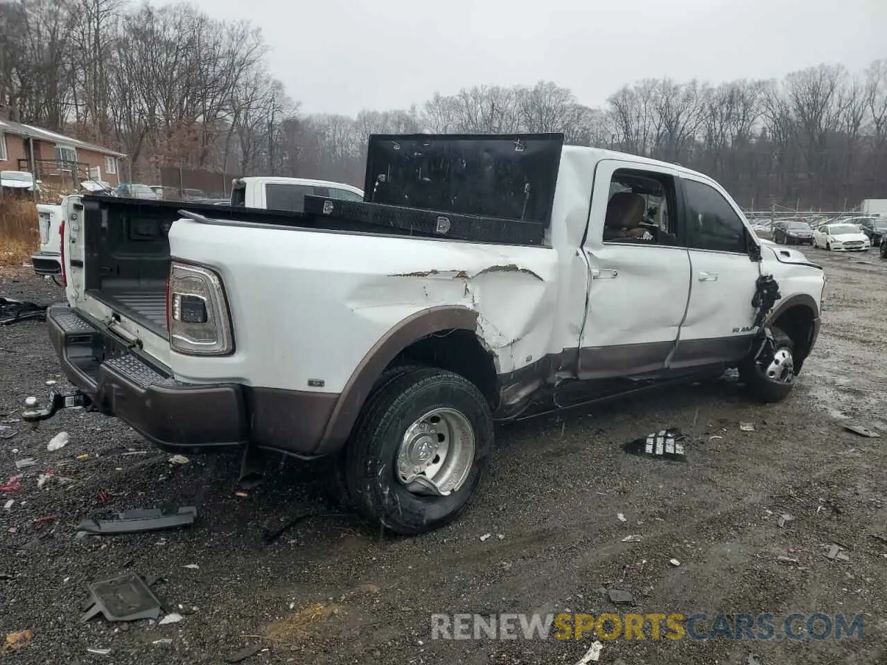 3 Photograph of a damaged car 3C63RRNL8PG623843 RAM 3500 2023