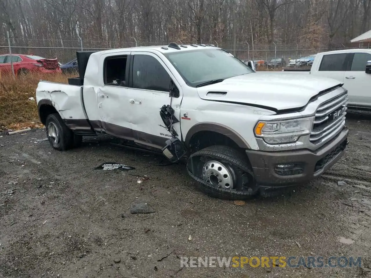 4 Photograph of a damaged car 3C63RRNL8PG623843 RAM 3500 2023